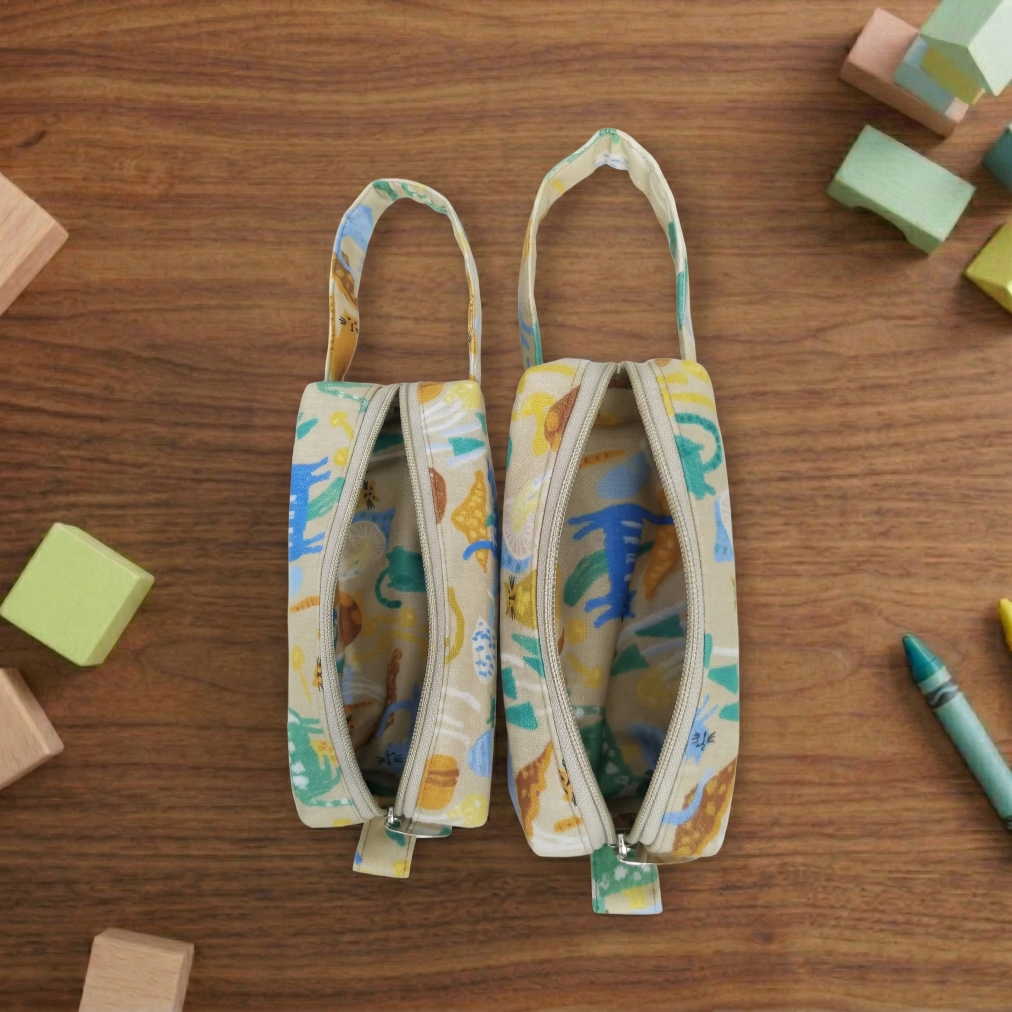 CARTOON PRINT SMALL DUO POUCH SET