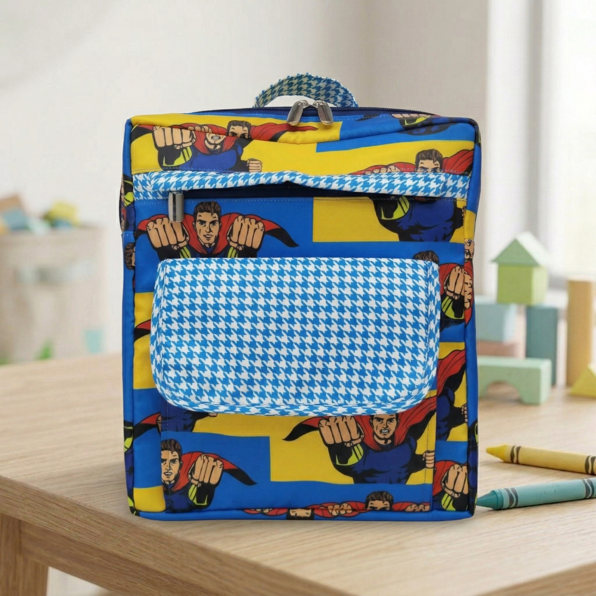 SUPER CAP PRINT KIDS BACKPACK