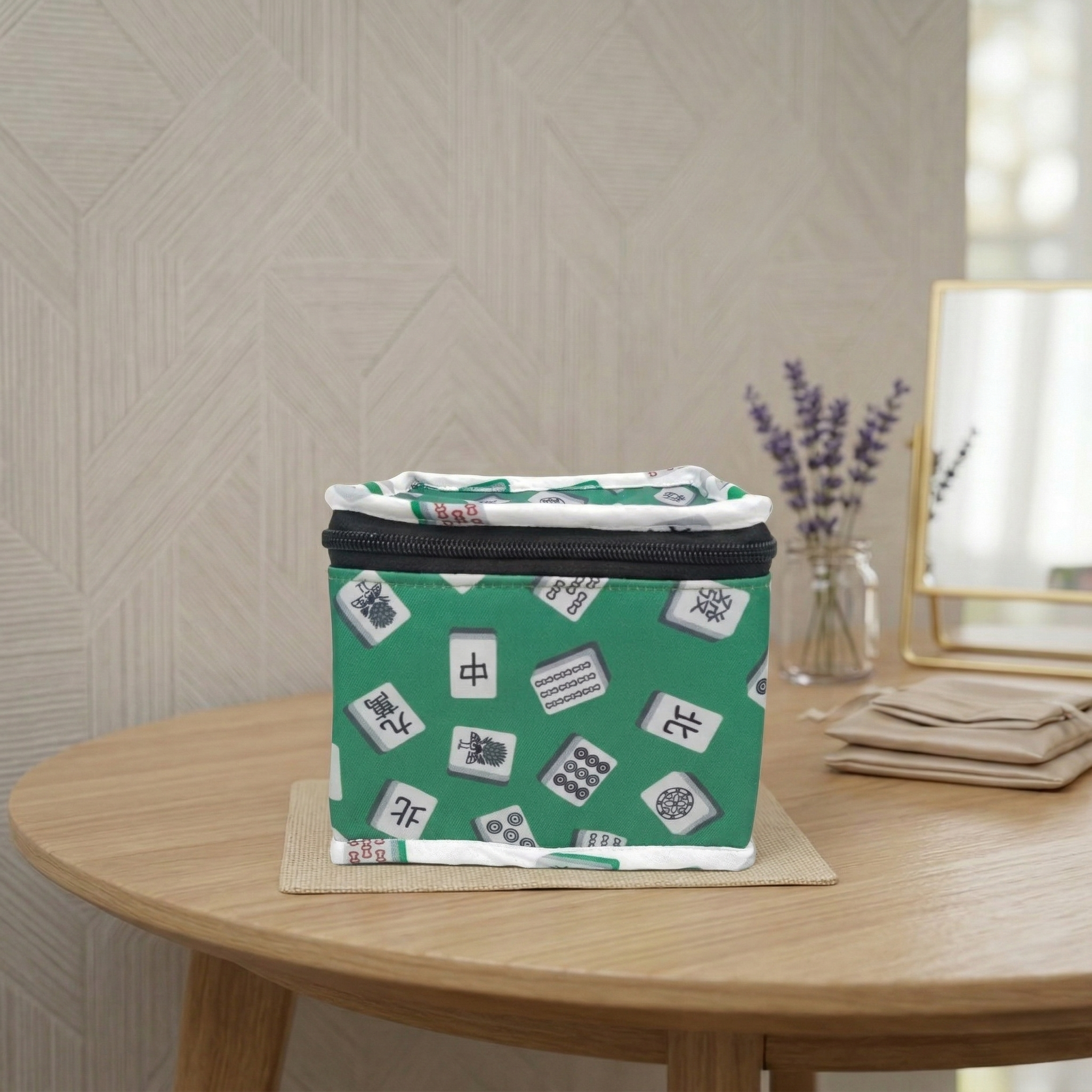 TILE TOSS JADE PRINT EARRING ORGANIZER