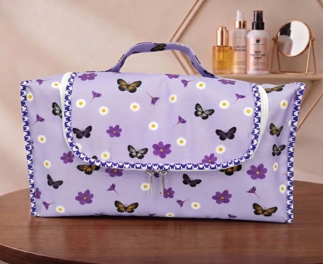 LAVENDER BUTTERFLY MEADOW PRINT DYSON HAIR DRYER COVER
