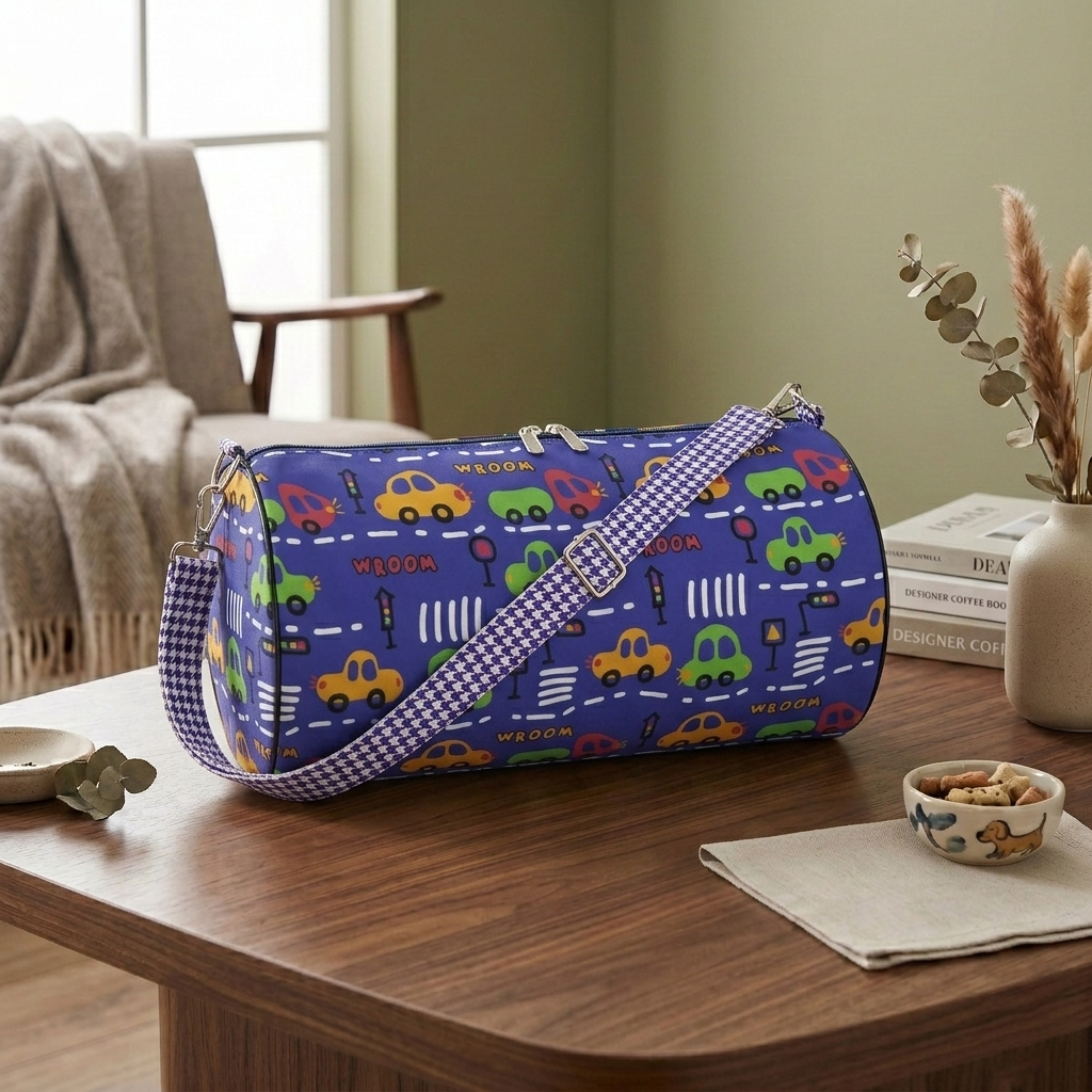 CITY VROOM PRINT DUFFEL BAG