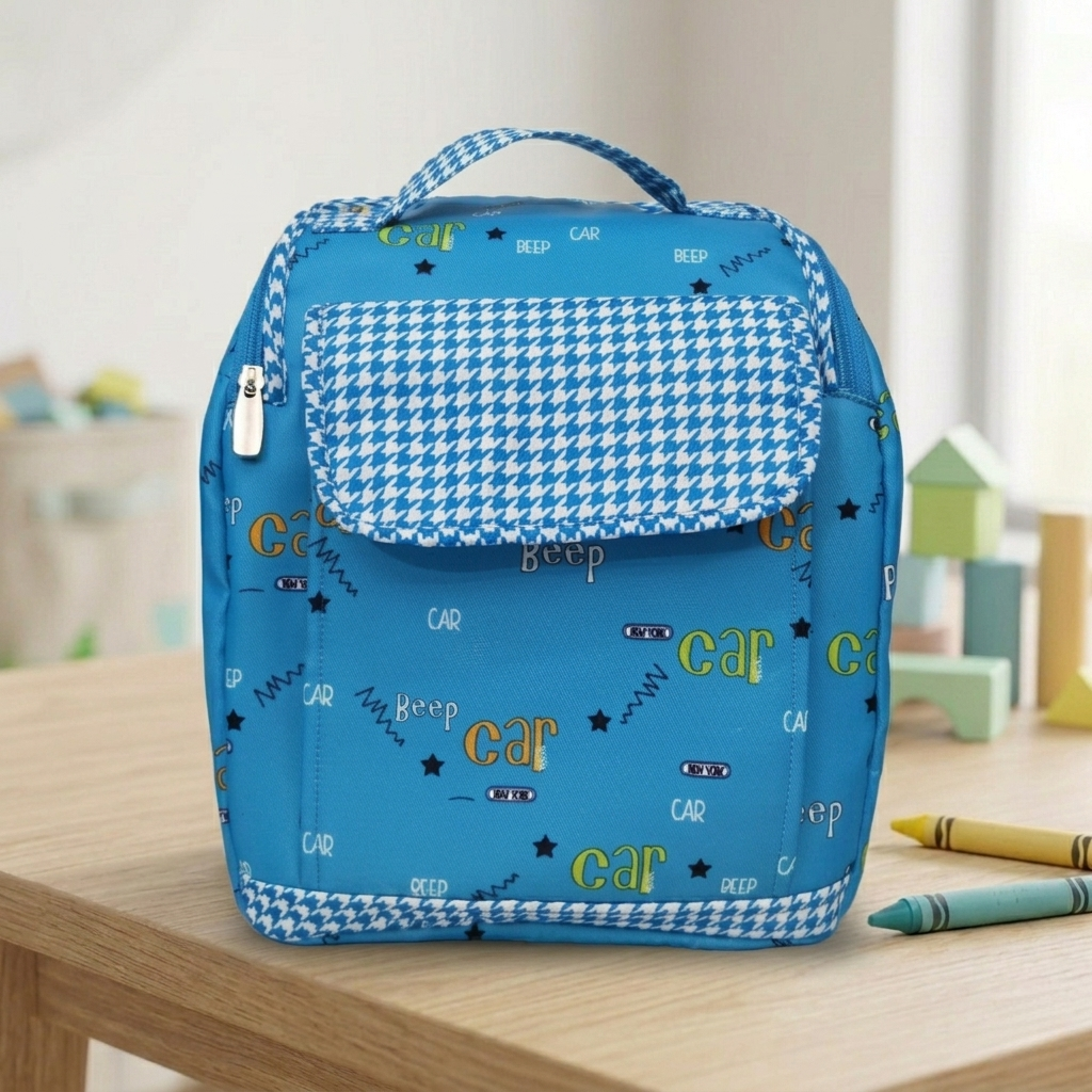 CAR BEEP PRINT MINI EXPLORER BACKPACK