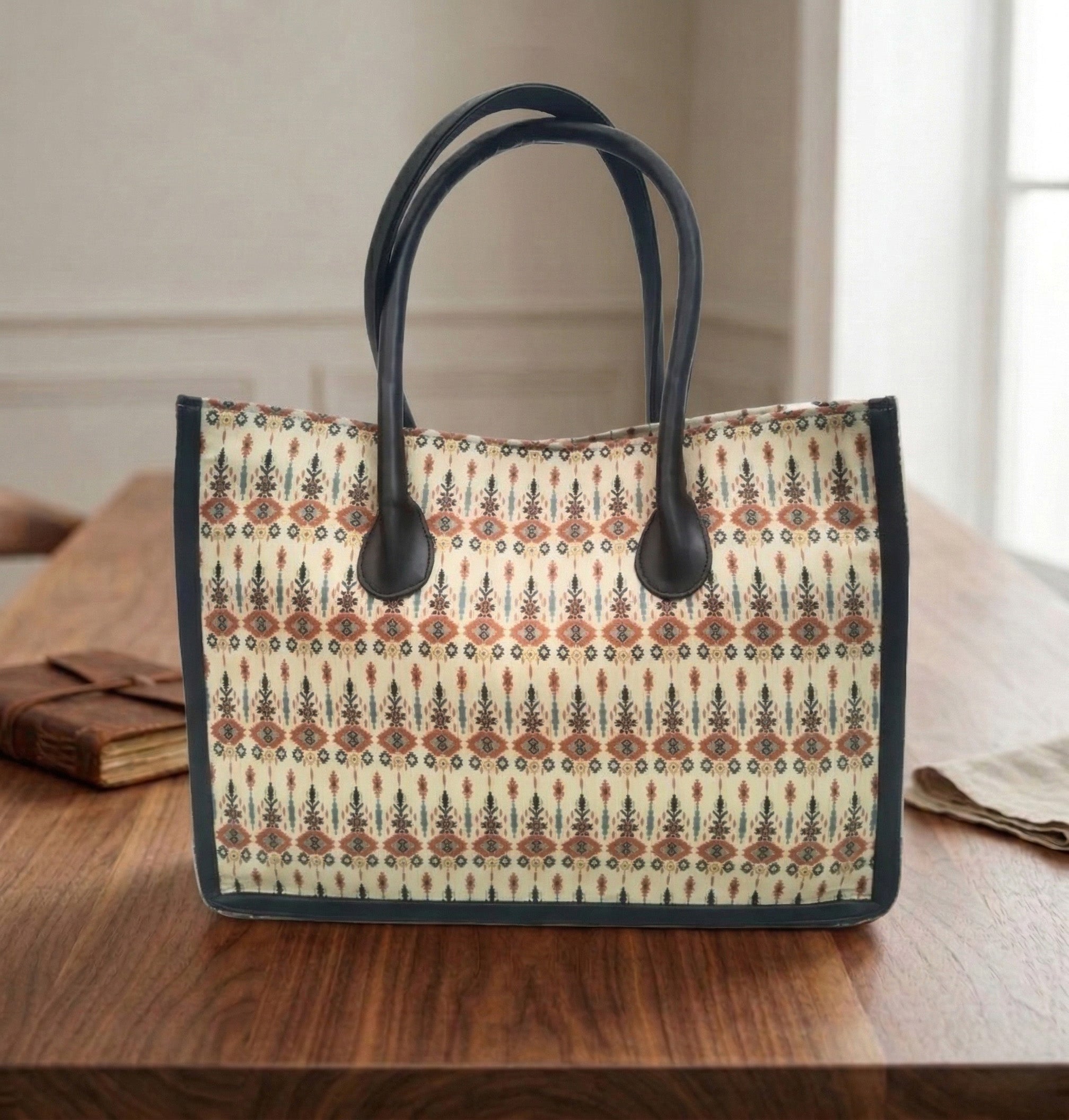 ETHNIC TRAVEL LEATHER BAG