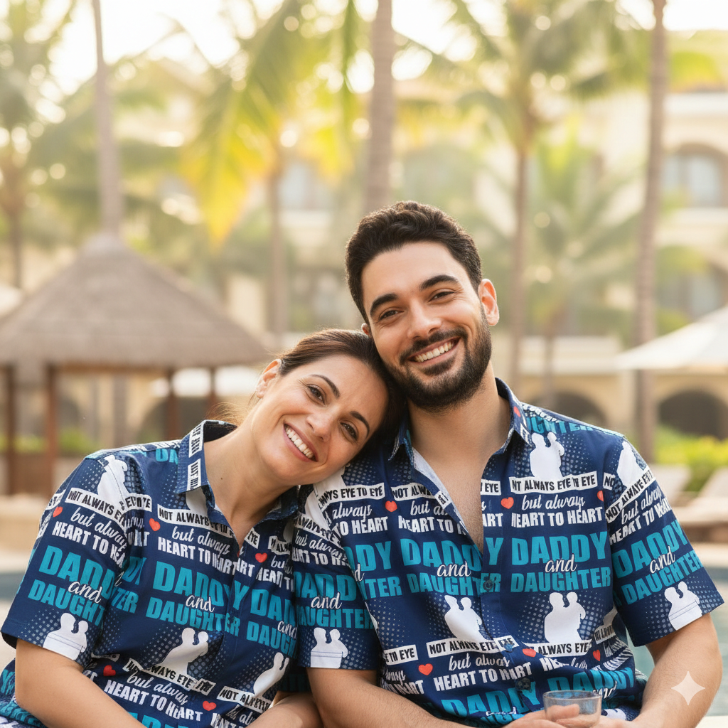 DADDY & DAUGHTER PRINTED SHIRT