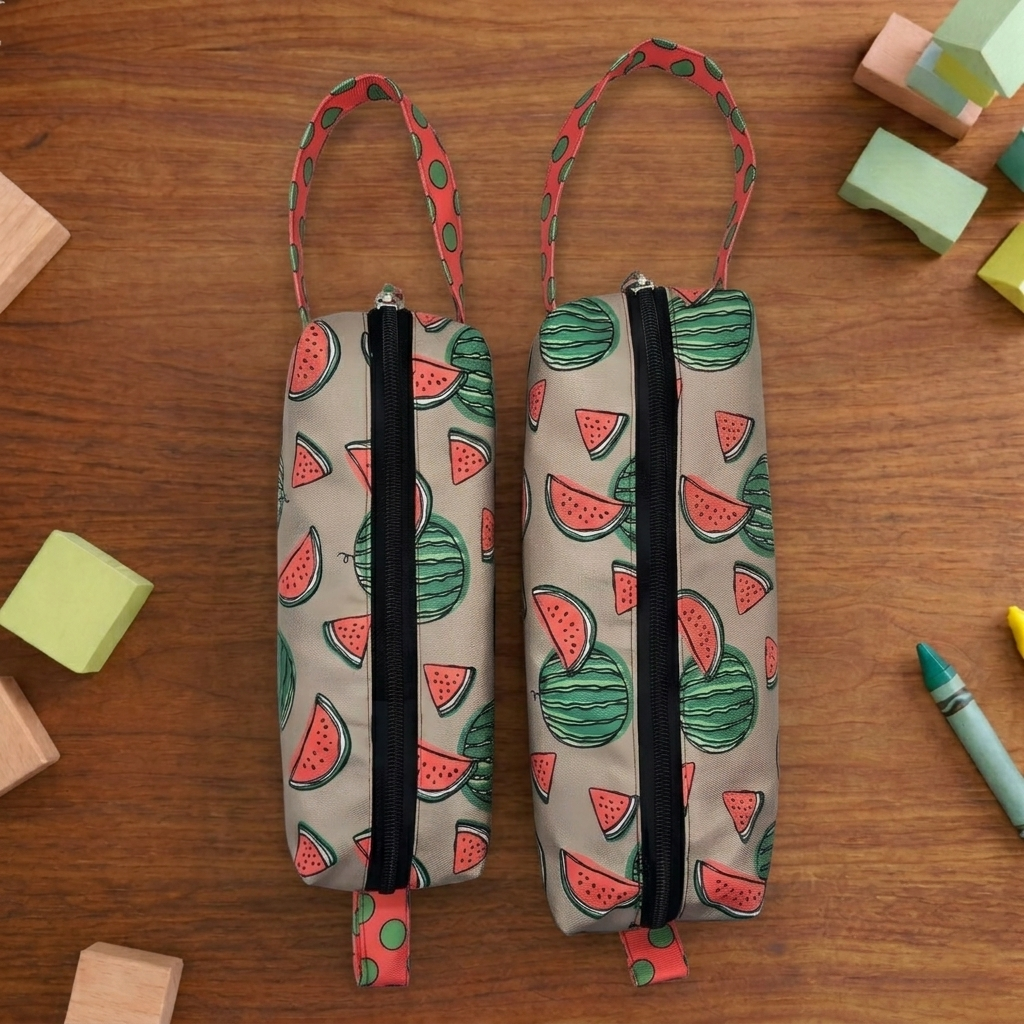 SUMMER MELON PRINT Small Duo Pouch Set