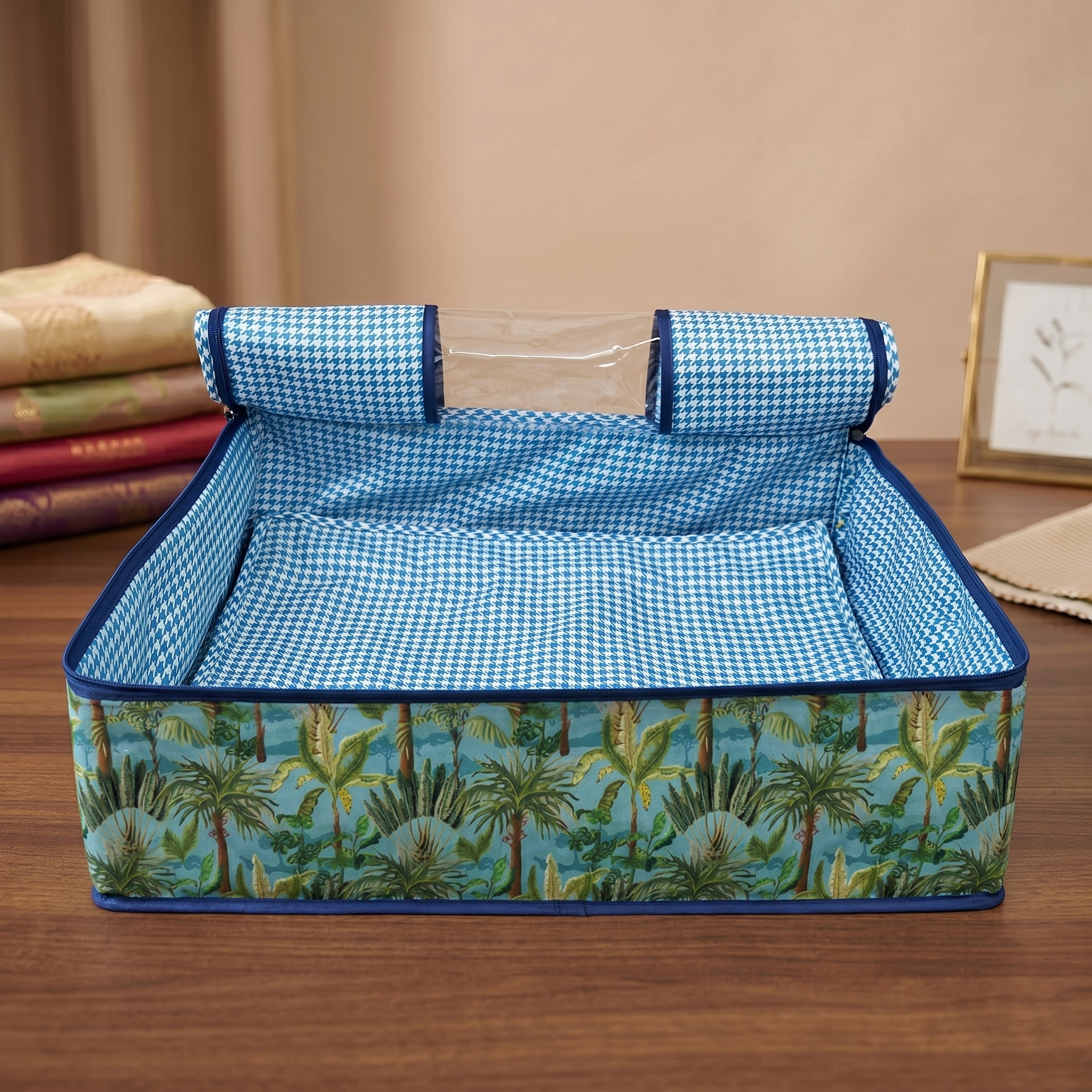 SCARLET DITSY GARDEN PRINT GRAND SAREE ORGANIZER