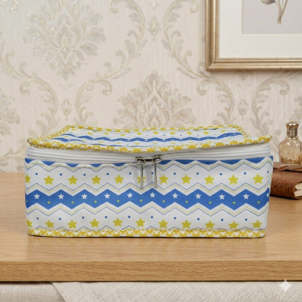 STARRY CHEVRON PRINT JEWELRY ORGANIZER