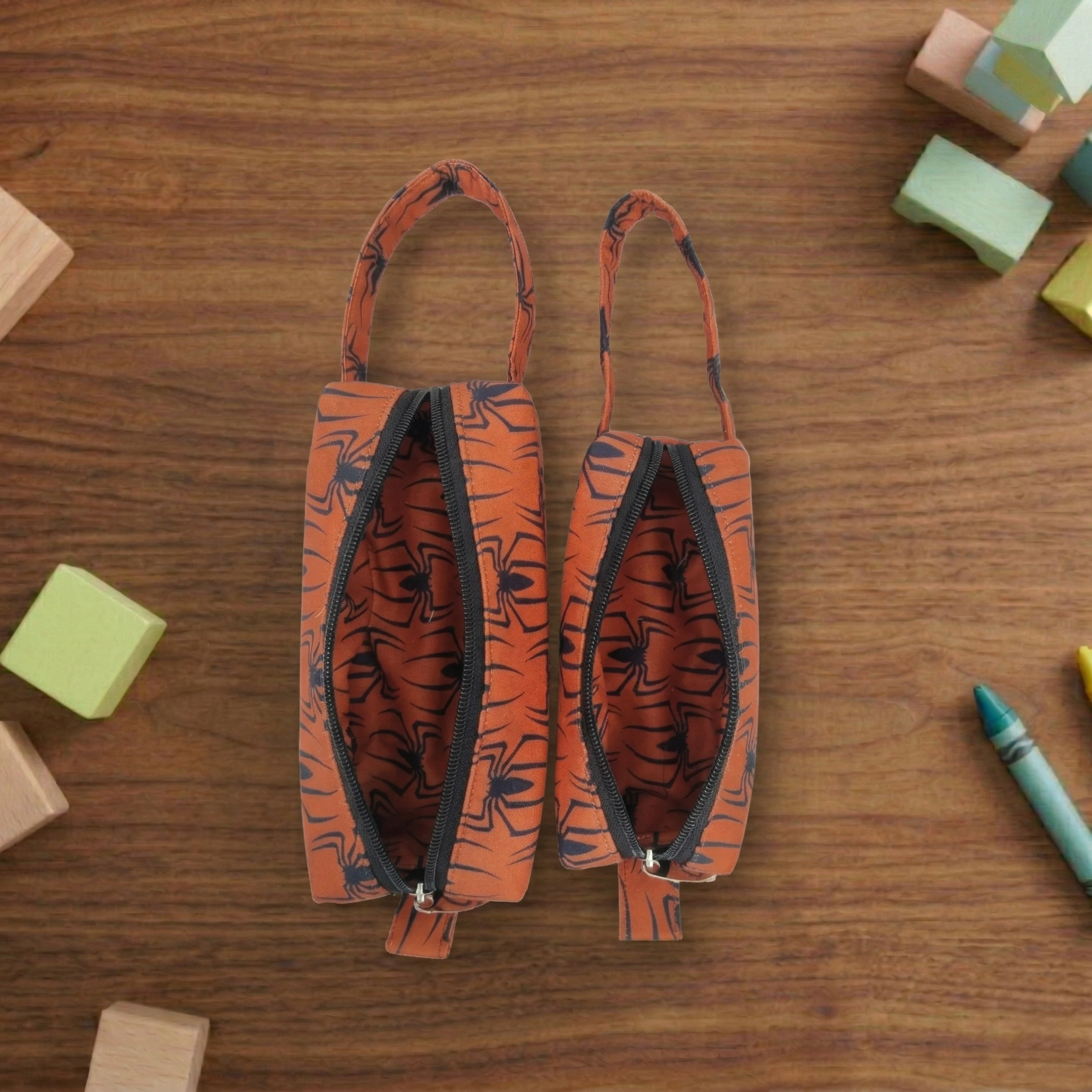 SPIDER RUST PRINT SMALL DUO POUCH SET