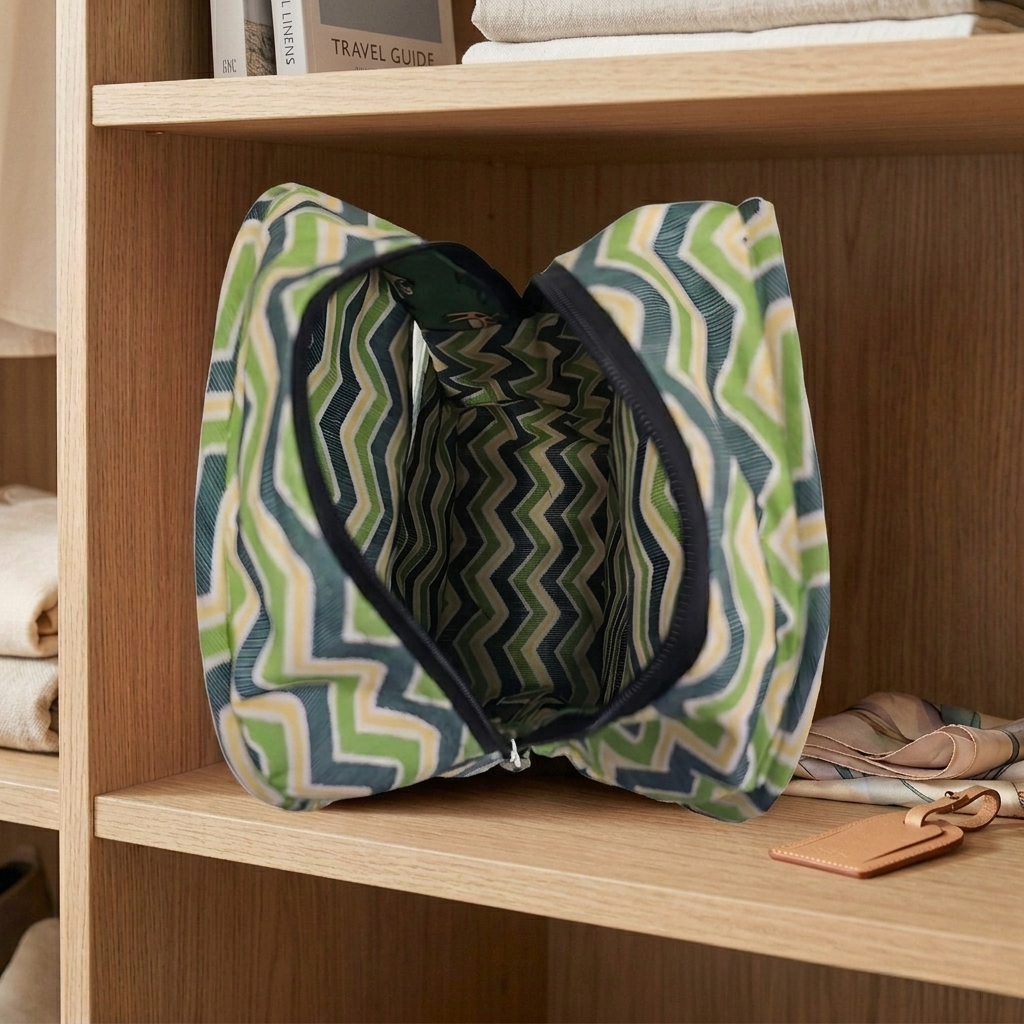 FOREST FRIENDS PRINT Grand Shoe Zip Box