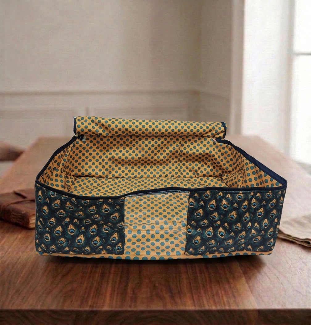 PEACOCK GLORY PRINT Lehenga Organizer