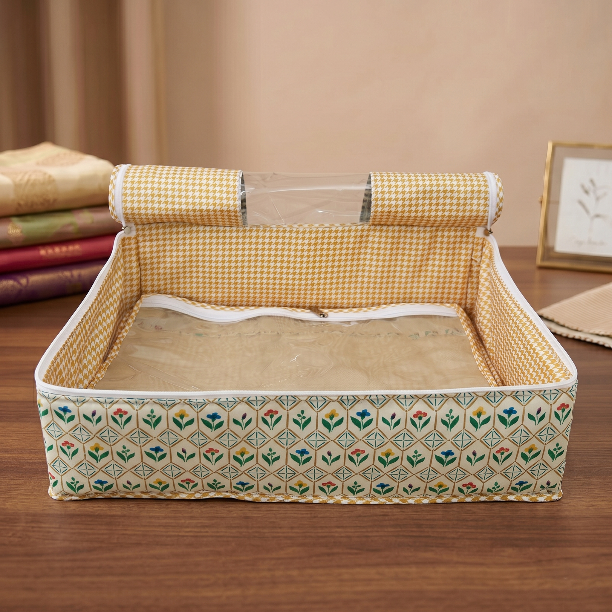 GOLDEN BLOSSOM MOSAIC GRAND SAREE ORGANIZER