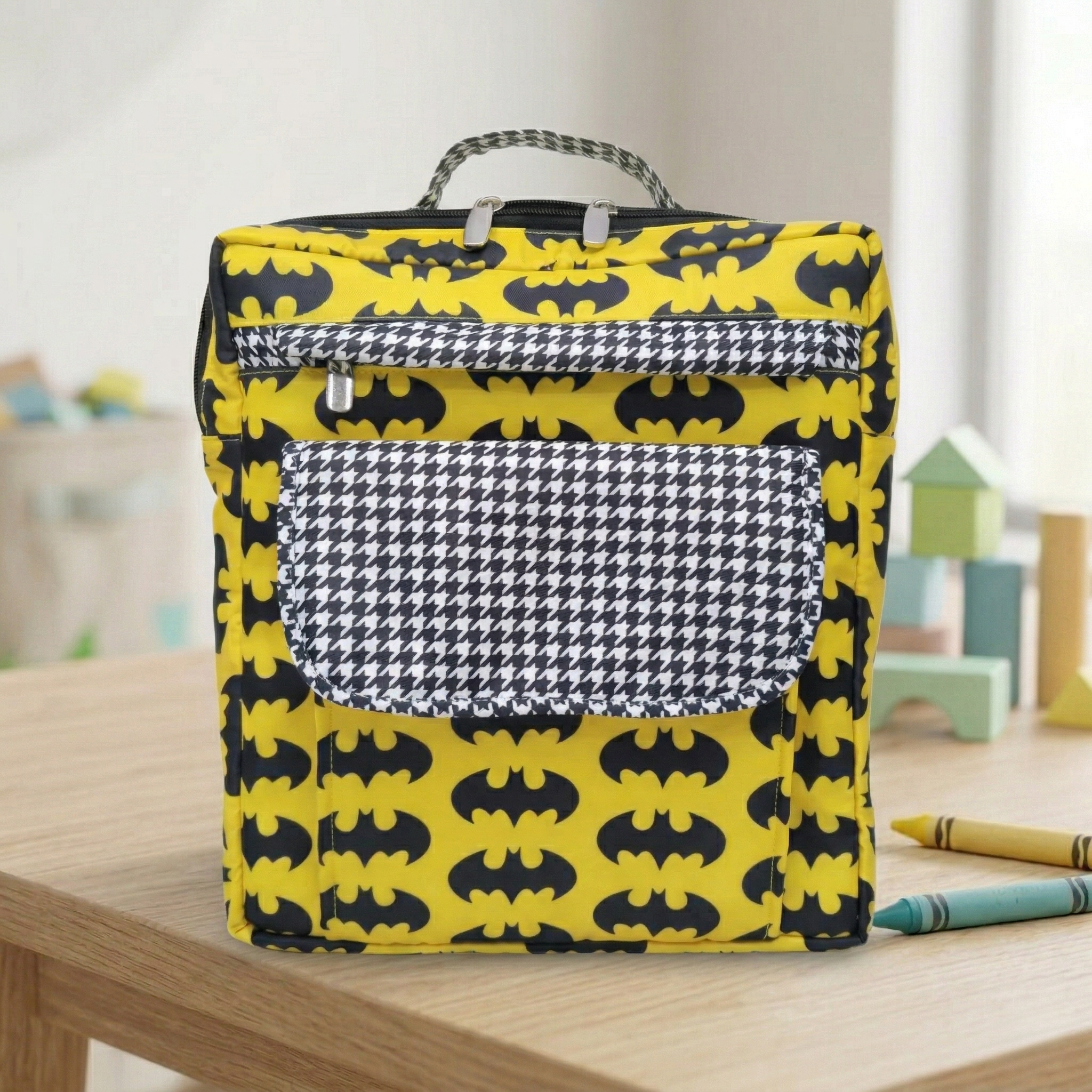 SUPER SQUAD BAT PRINT KIDS BACKPACK