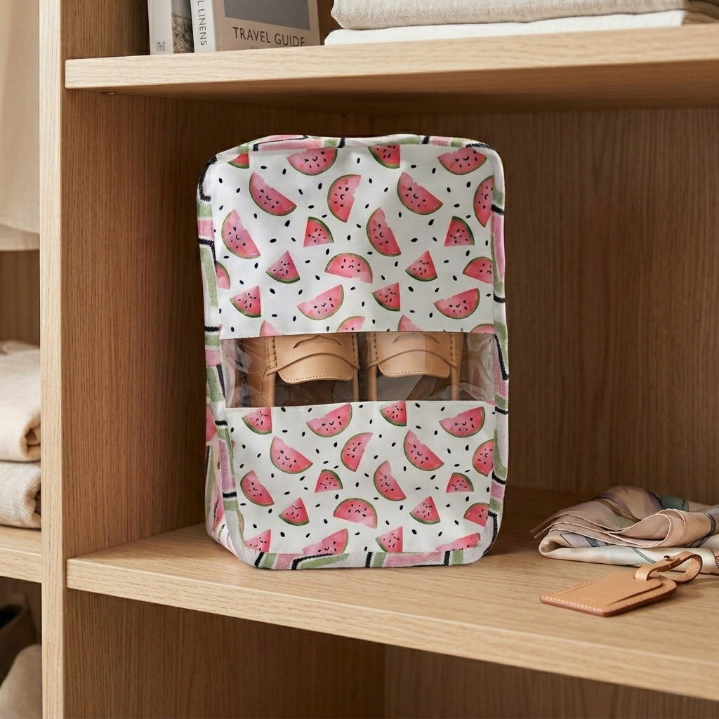 WATERMELON DREAM Print Grand Shoe Zip Box