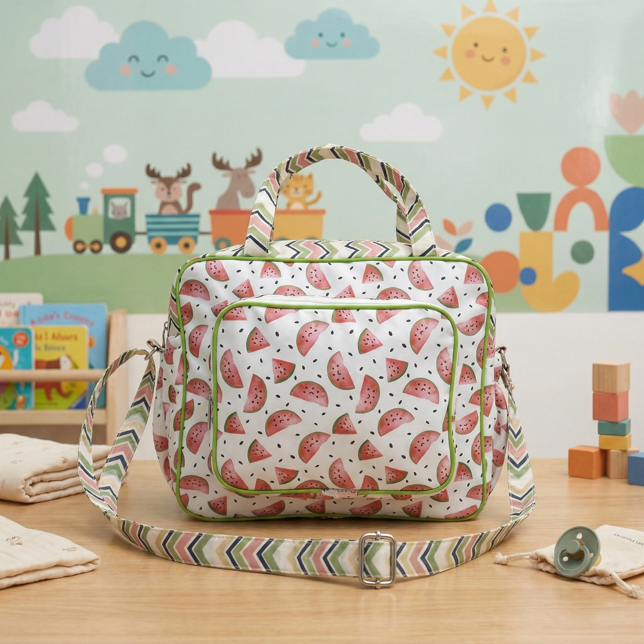 WATERMELON DREAM PRINT Baby Diaper Bag