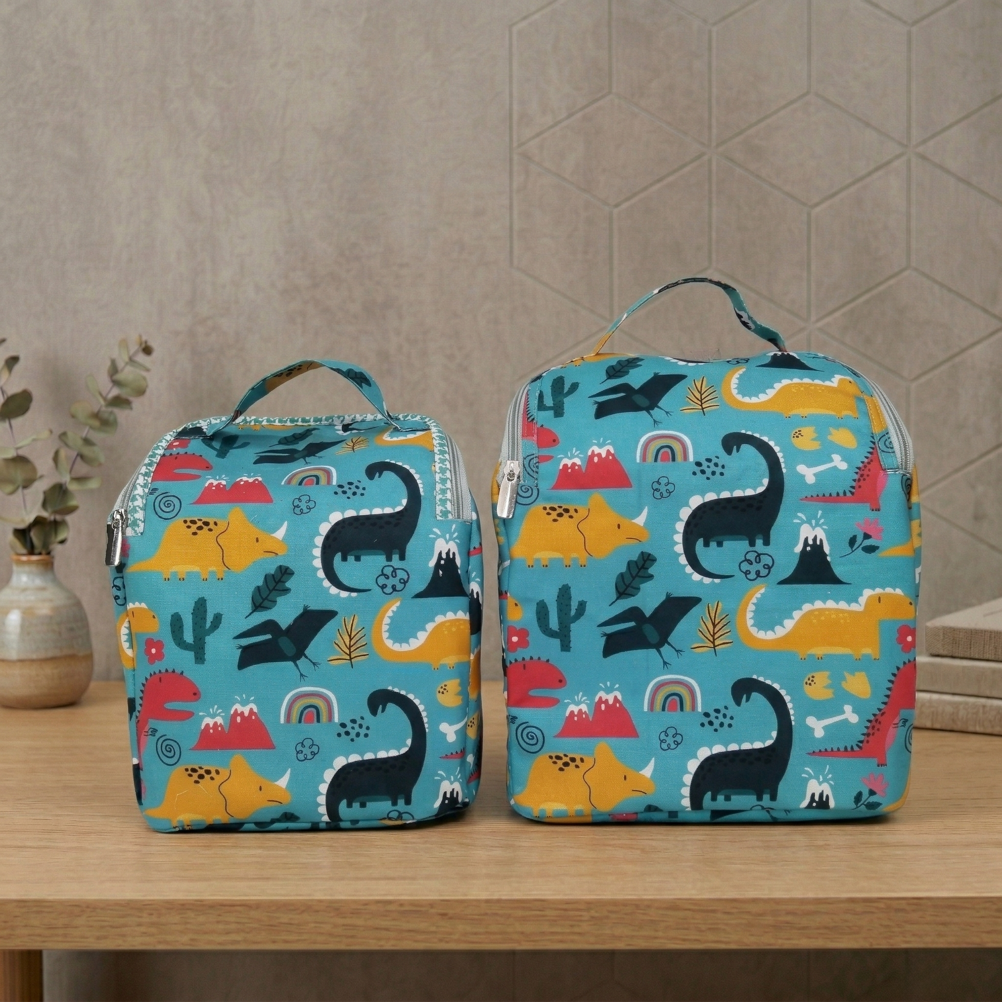 DINO SAFARI PRINT SMART TIFFIN BAG