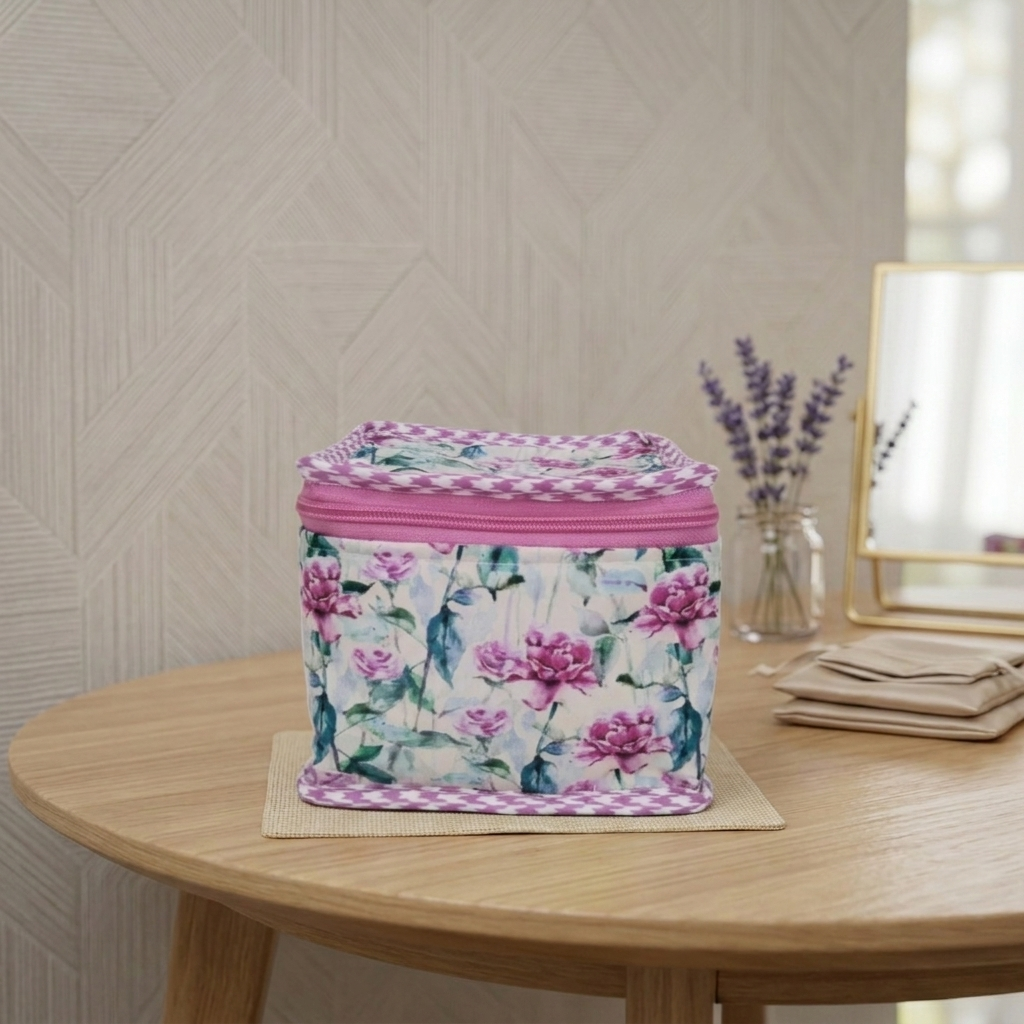 LAGOON PALM VISTA PRINT EARRING ORGANIZER