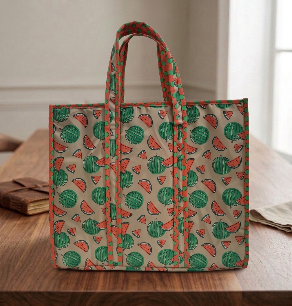 SUMMER MELON PRINT Everyday Tote