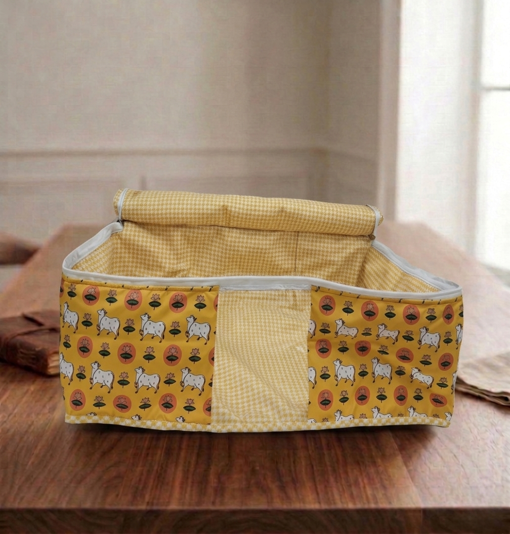 PICHWAI PASTURES PRINT Lehenga Organizer