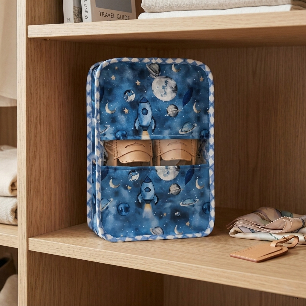 GALAXY WONDERS PRINT Grand Shoe Zip Box