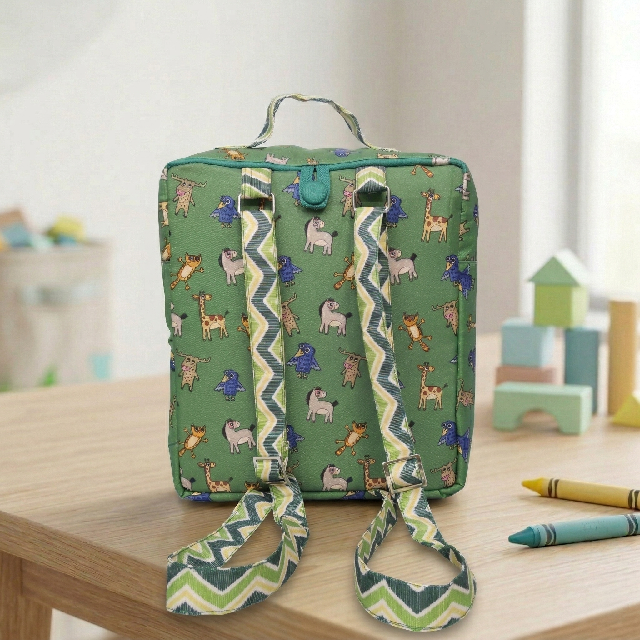 FOREST FRIENDS PRINT KIDS BACKPACK