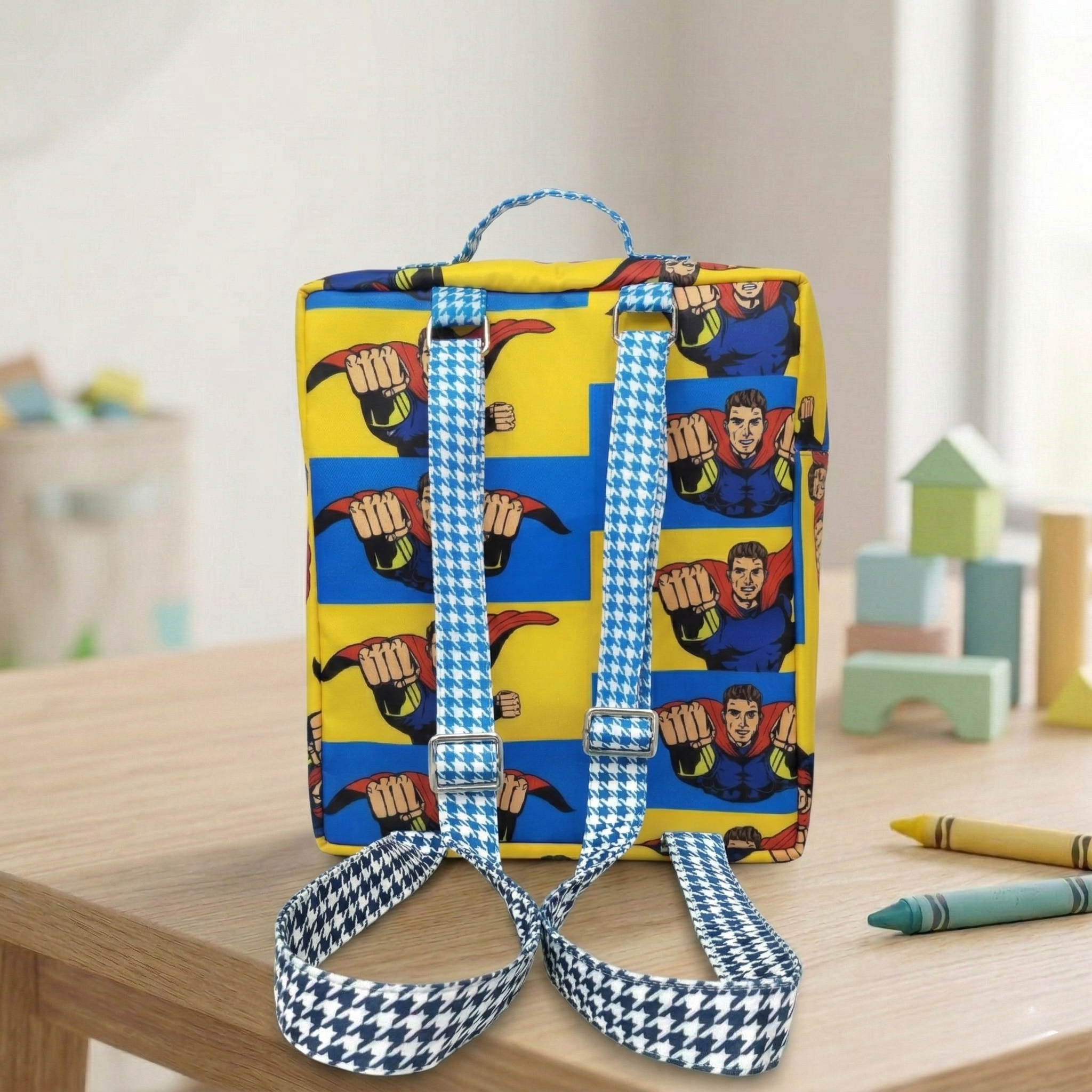 SUPER CAP PRINT KIDS BACKPACK