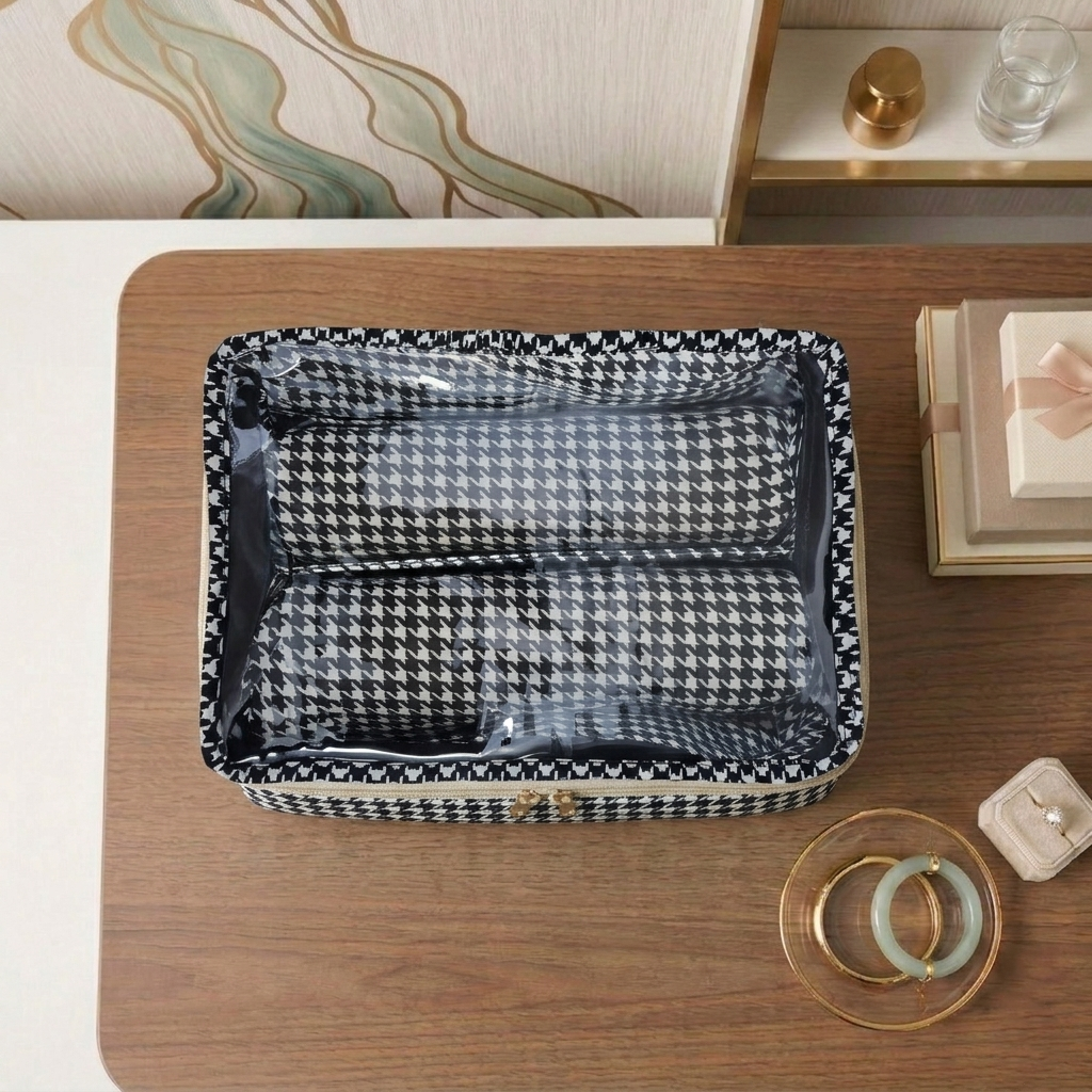 PLUM MARBLE PRINT SMART BANGLE ORGANIZER