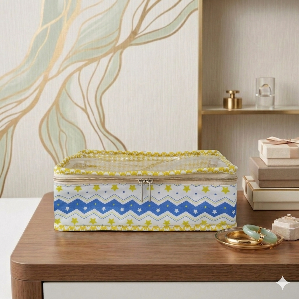 STARRY CHEVRON PRINT SMART BANGLE ORGANIZER