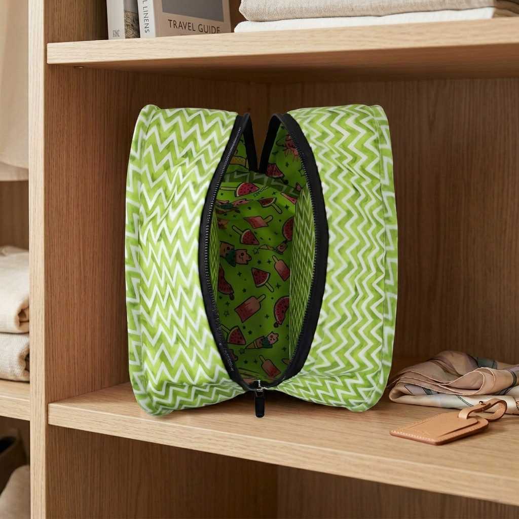 Tropical Bliss Print Grand Shoe Zip Box