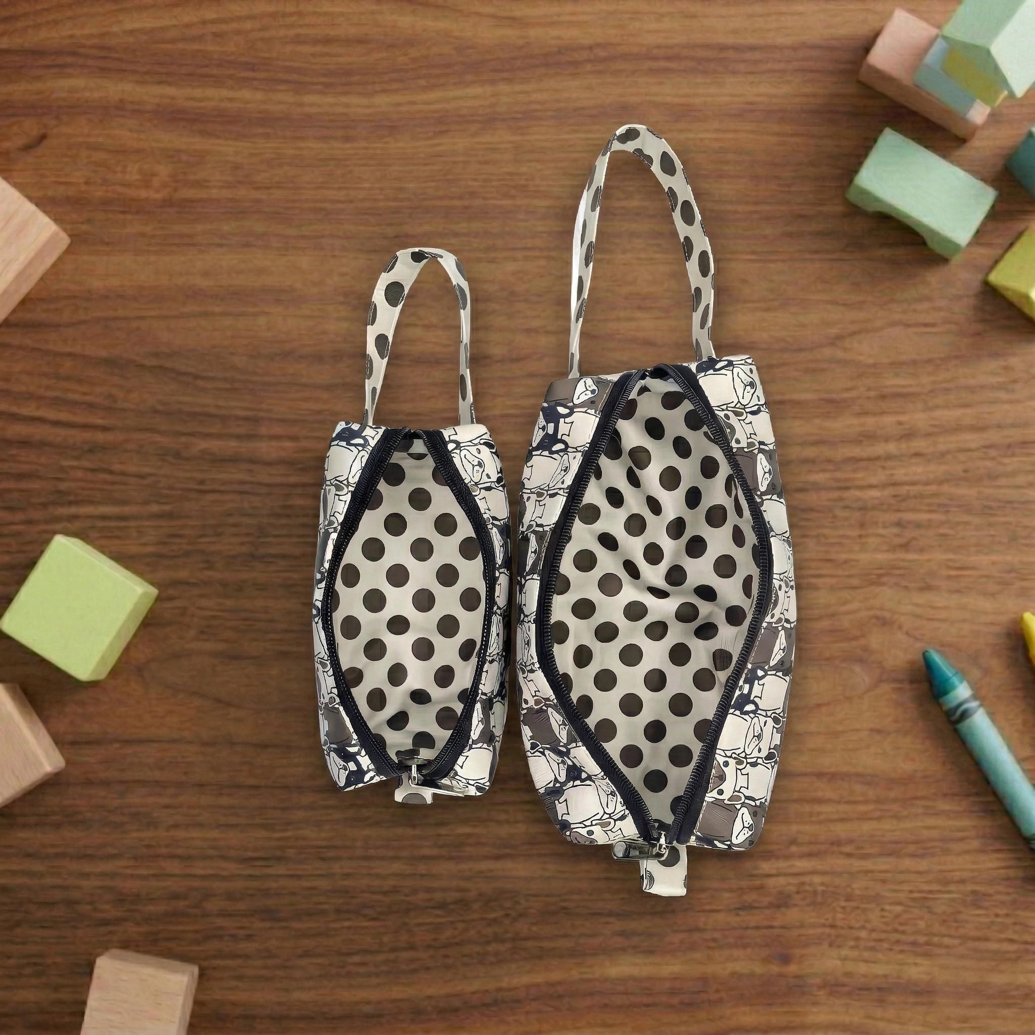 Pawfect Pals Print Small Duo Pouch Set