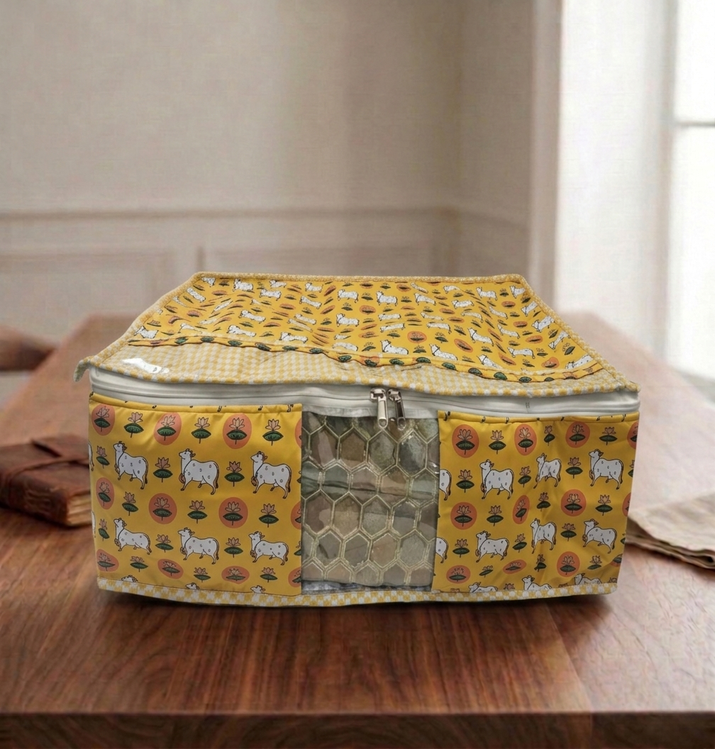 PICHWAI PASTURES PRINT Lehenga Organizer