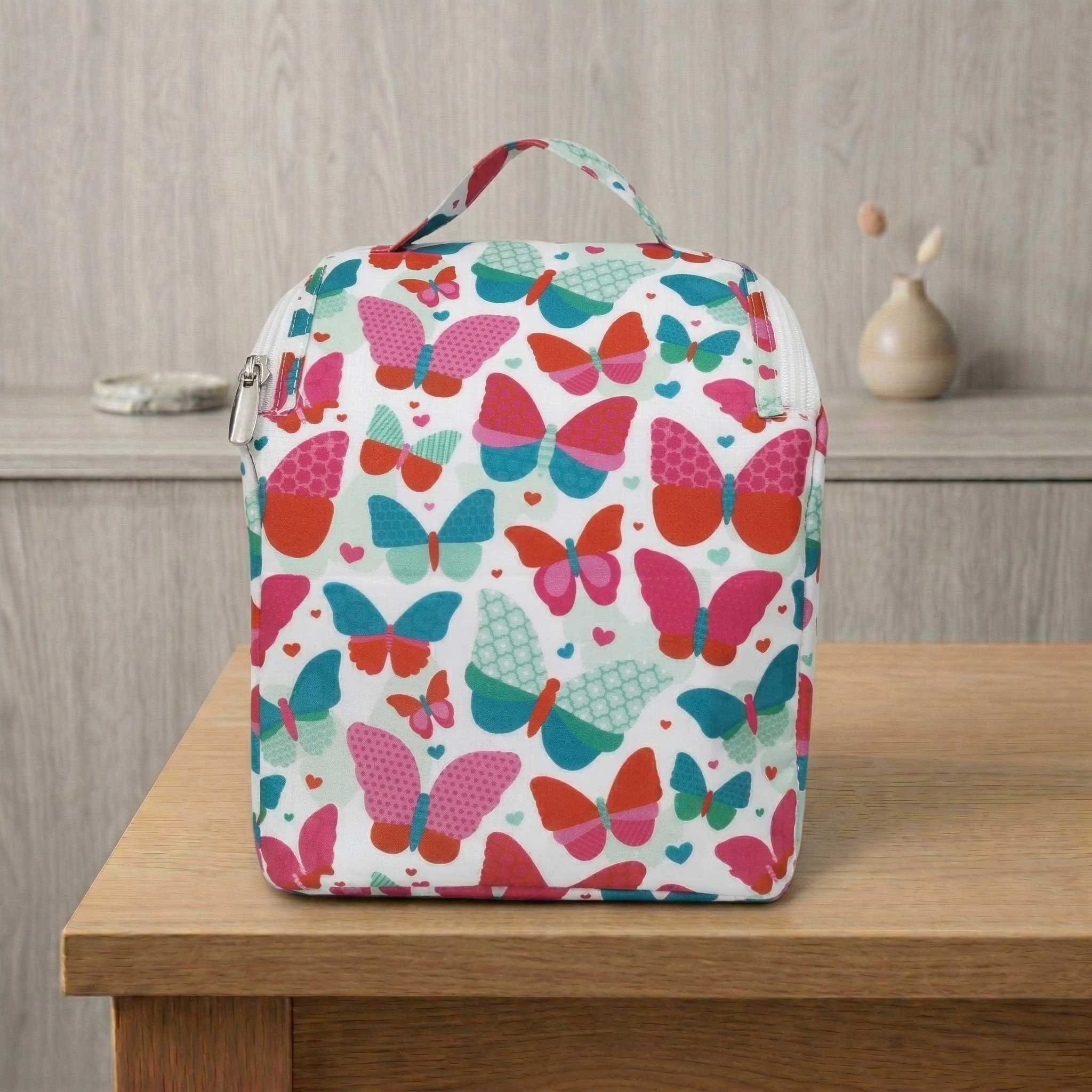 BUTTERFLY CANDY PRINT SMART TIFFIN BAG