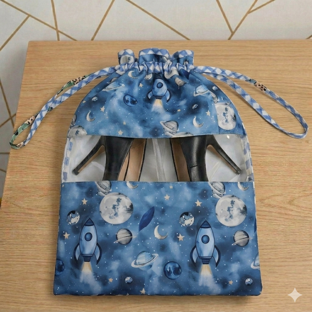 GALAXY WONDERS PRINT Heels & Sandals Cover