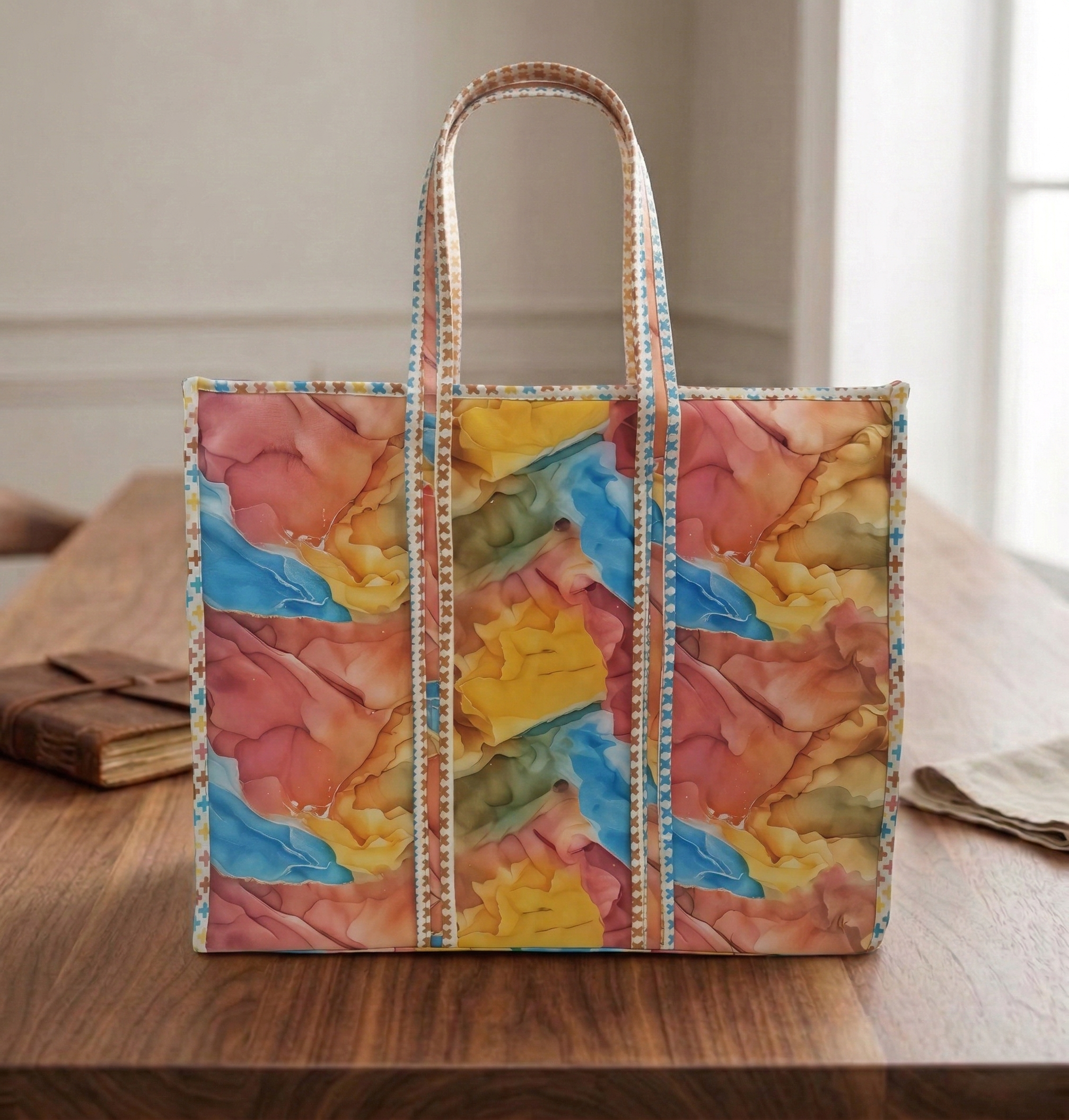 COLOR CRUSH PRINT Everyday Tote