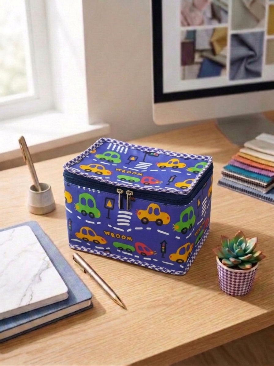 VEHICLE PRINT JEWELLERY  POUCH ORGANISER