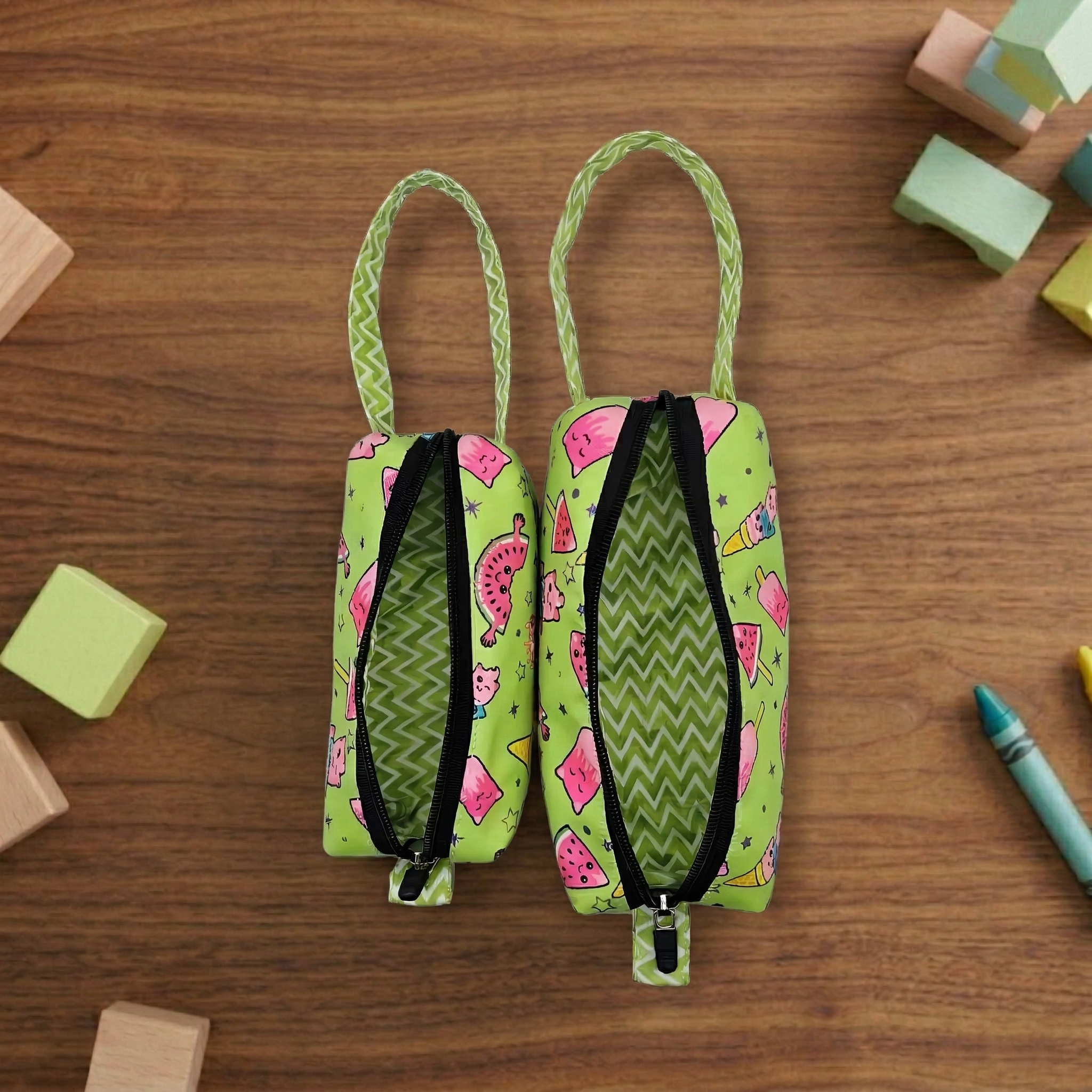 Tropical Bliss Print Small Duo Pouch Set