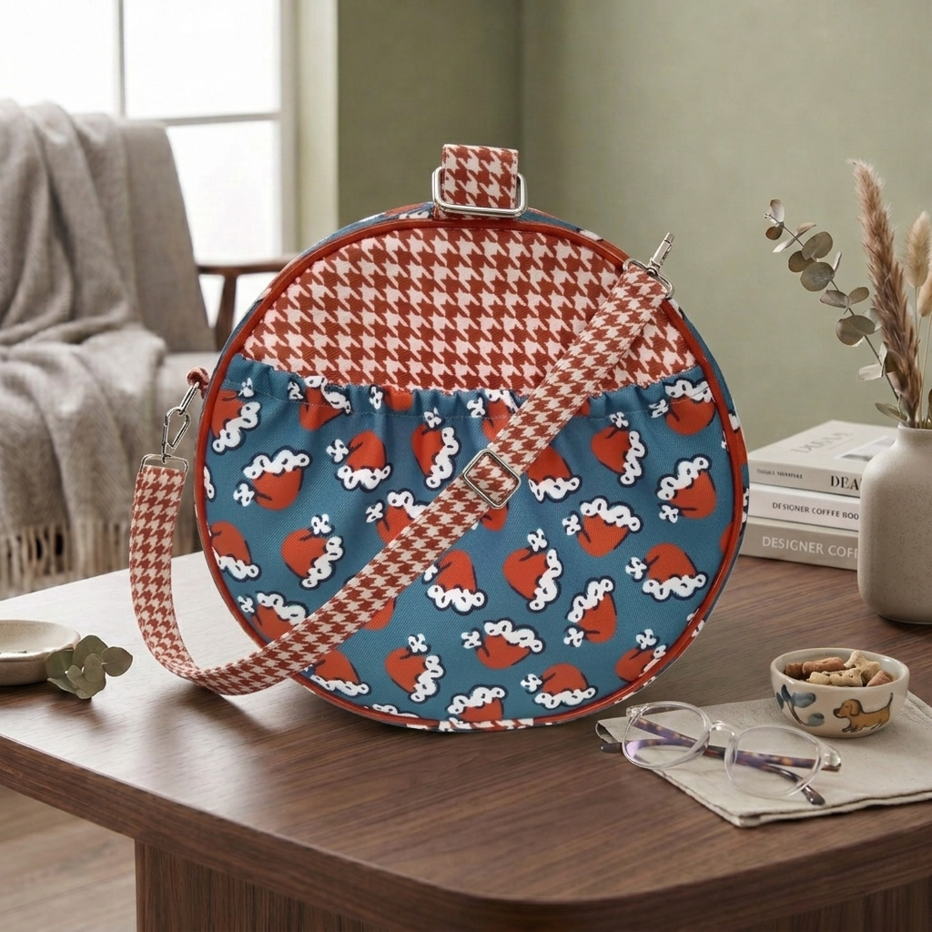 SANTA HAT PARADE PRINT DUFFEL BAG