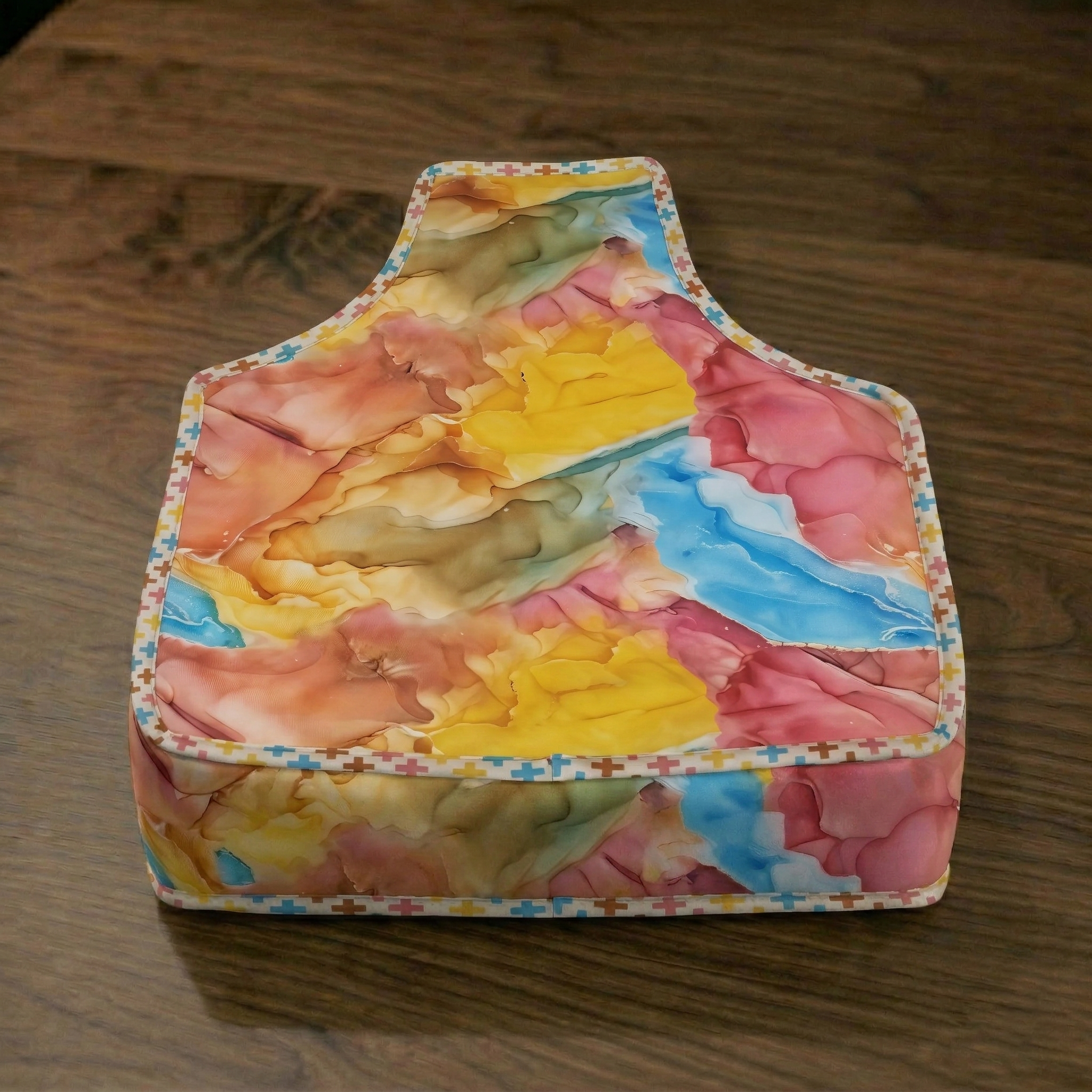 COLOR CRUSH PRINT BLOUSE COVER