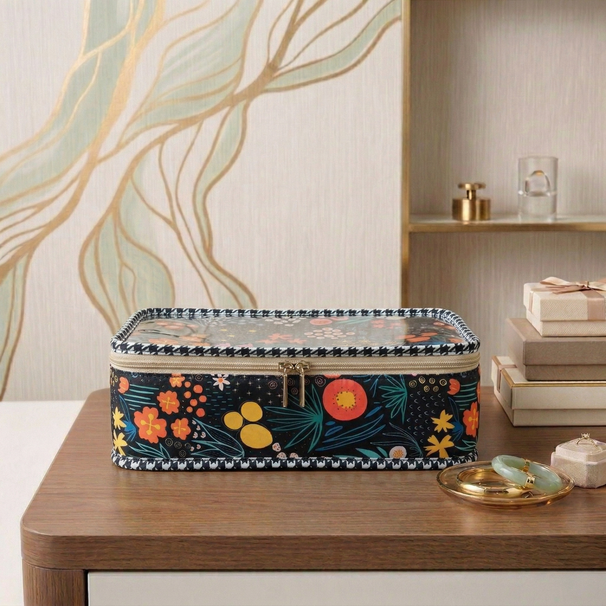 FLORA FIESTA PRINT SMART BANGLE ORGANIZER