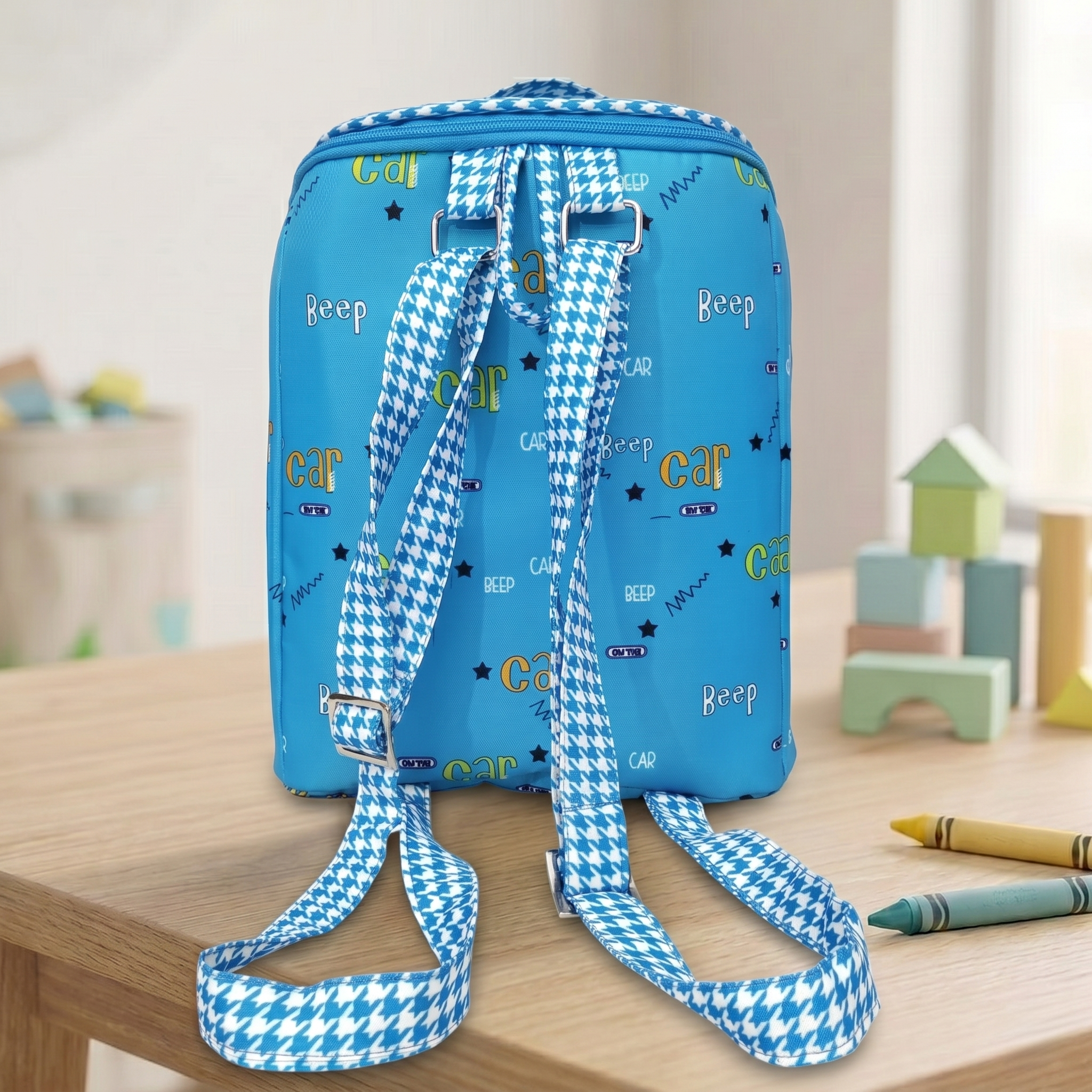CAR BEEP PRINT MINI EXPLORER BACKPACK