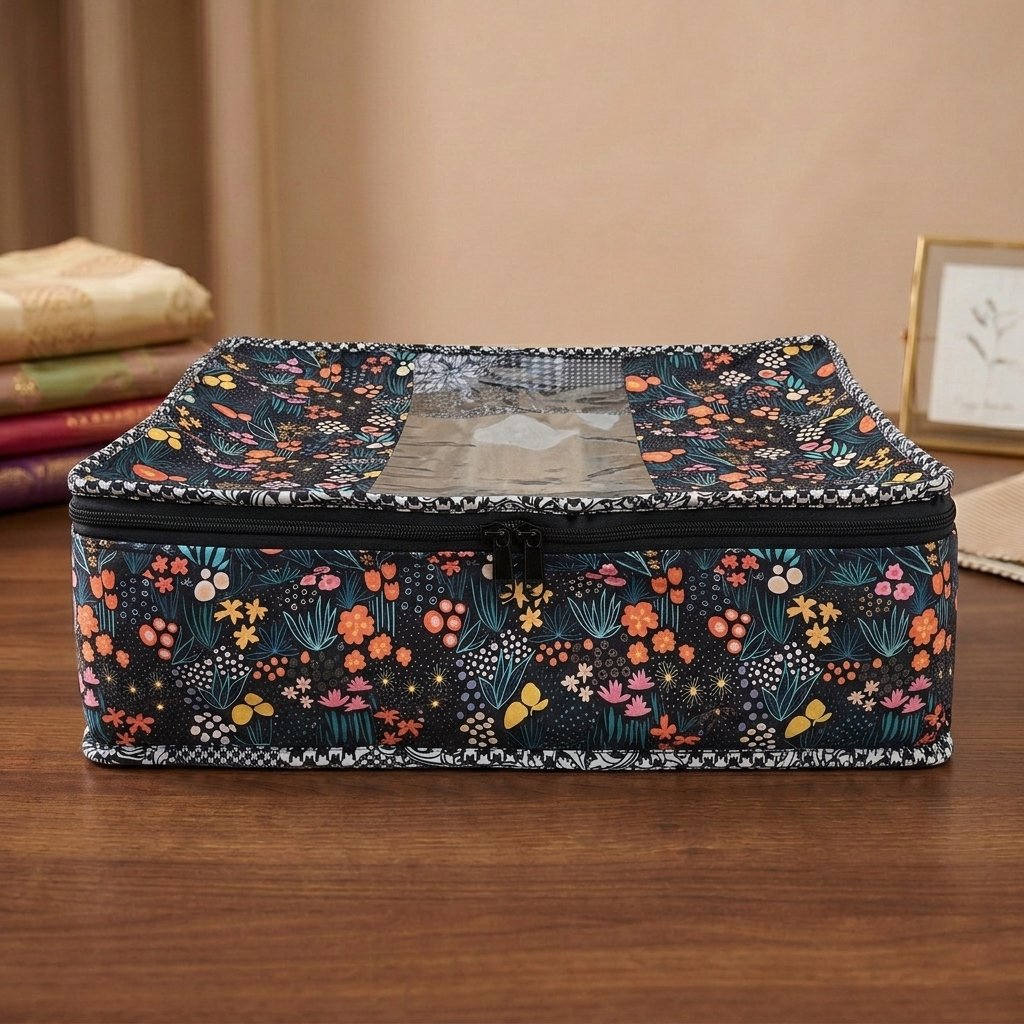 FLORA FIESTA Print Grand Saree Organizer