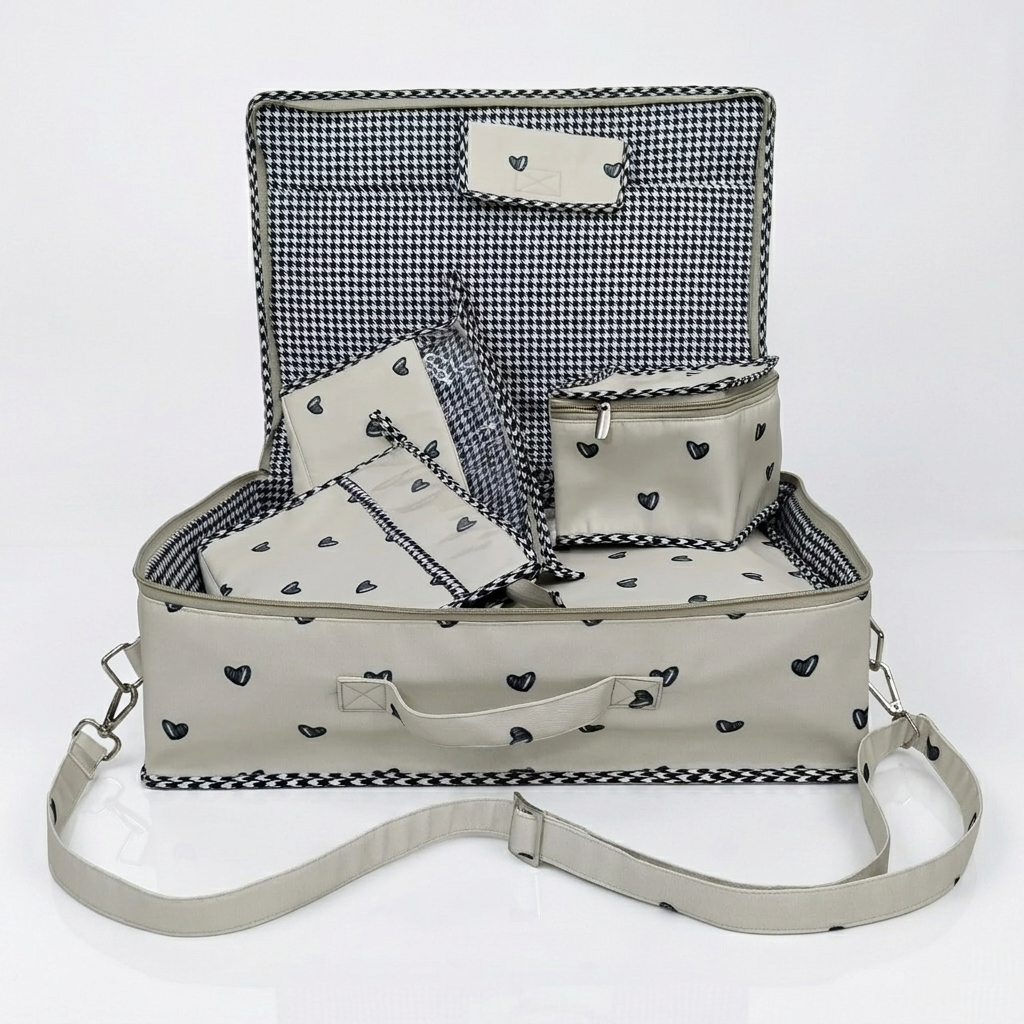 HEARTBEAT ELEGANCE PRINT 8 PIECE KIDS GIFT SET