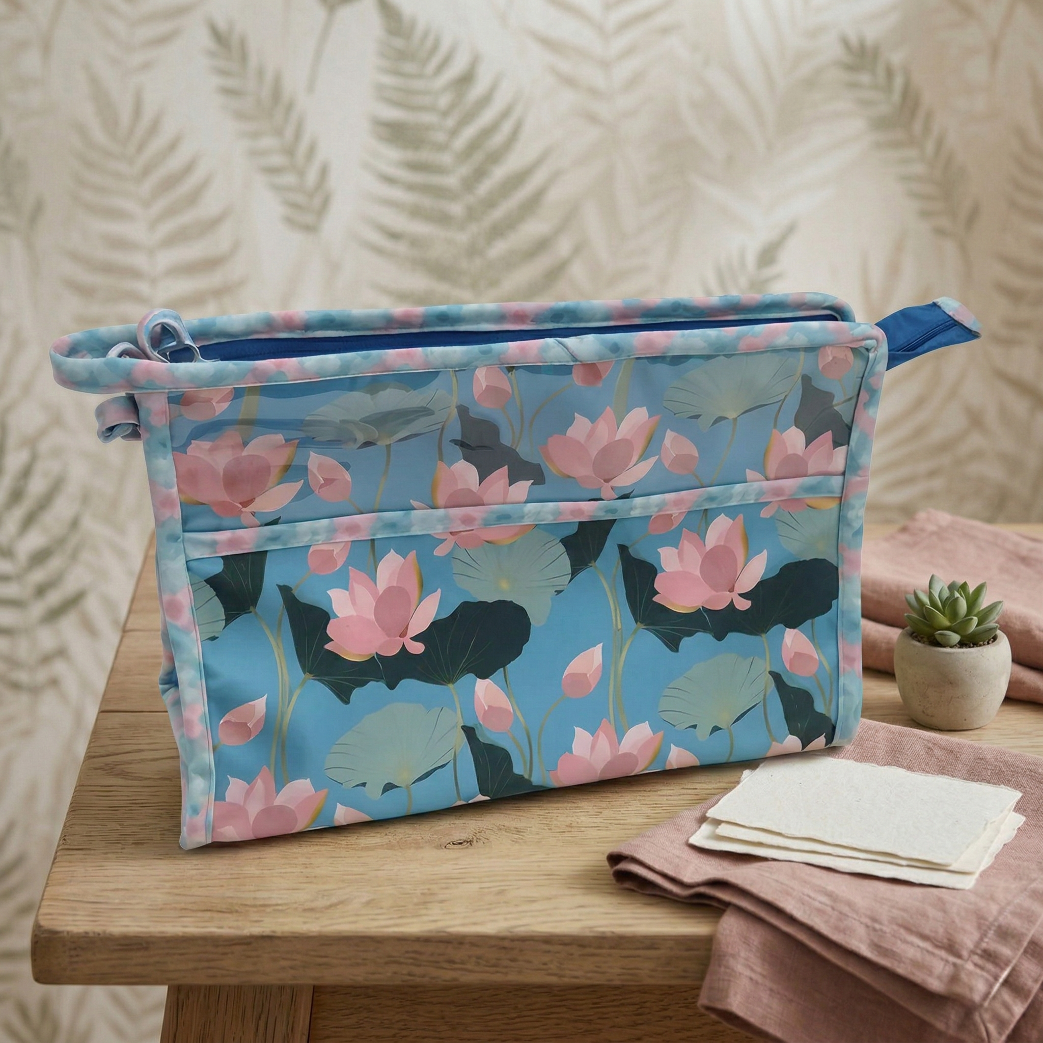 PADMA PICHWAI PRINT TrioZip Toiletry Bag