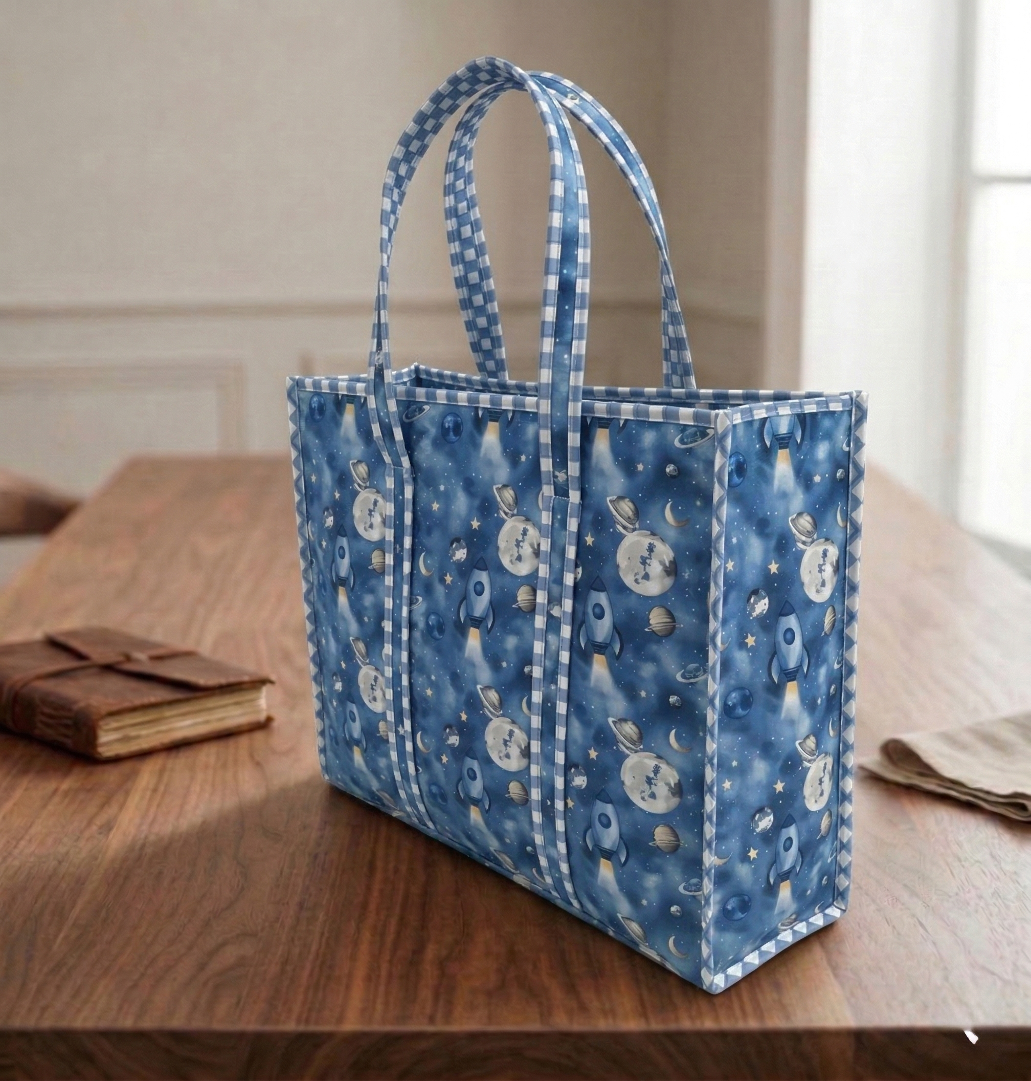 GALAXY WONDERS PRINT Everyday Tote