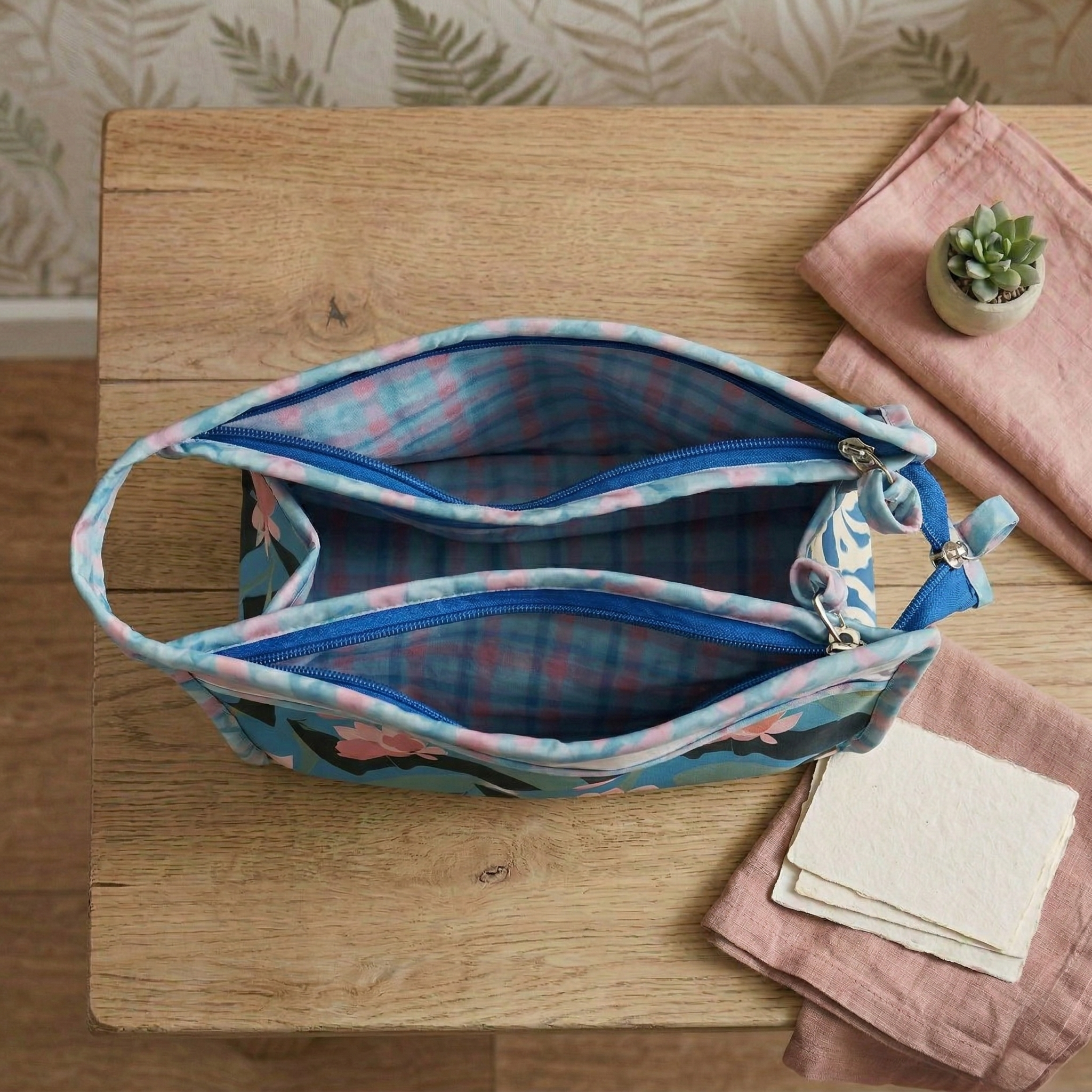 PADMA PICHWAI PRINT TrioZip Toiletry Bag