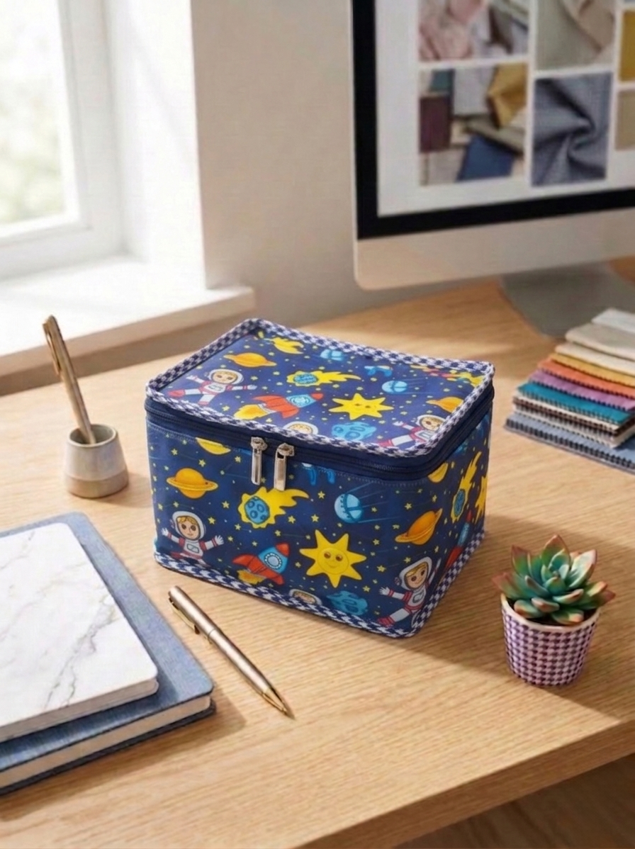 ASTRO DREAMS PRINT JEWELLERY POUCH ORGANISER