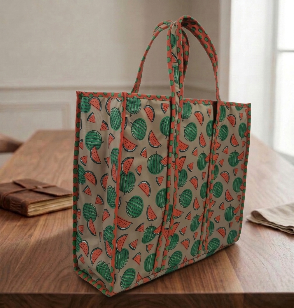SUMMER MELON PRINT Everyday Tote