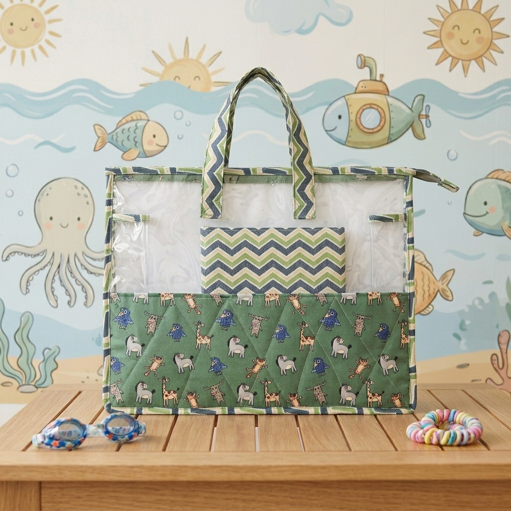 FOREST FRIENDS PRINT Swimming Bag