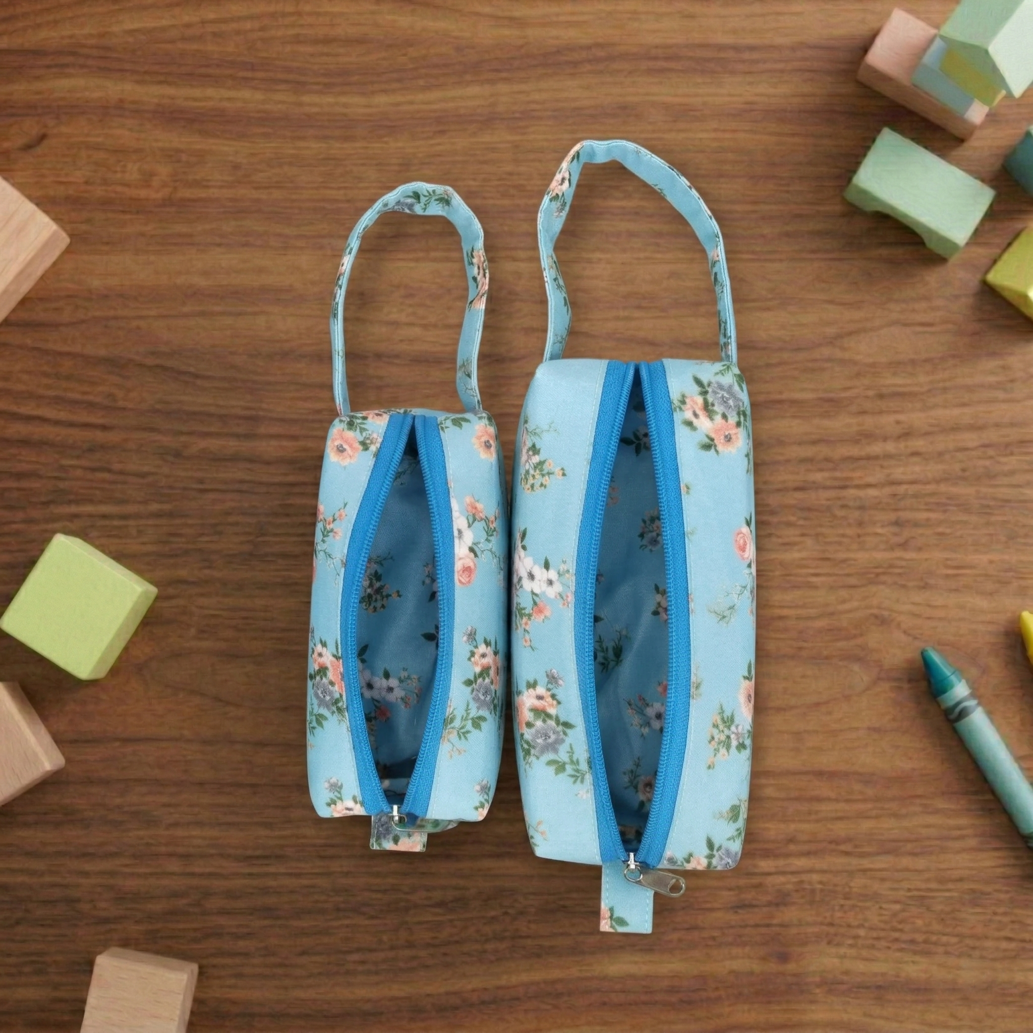 DITSY FLORAL PRINT SMALL DUO POUCH SET