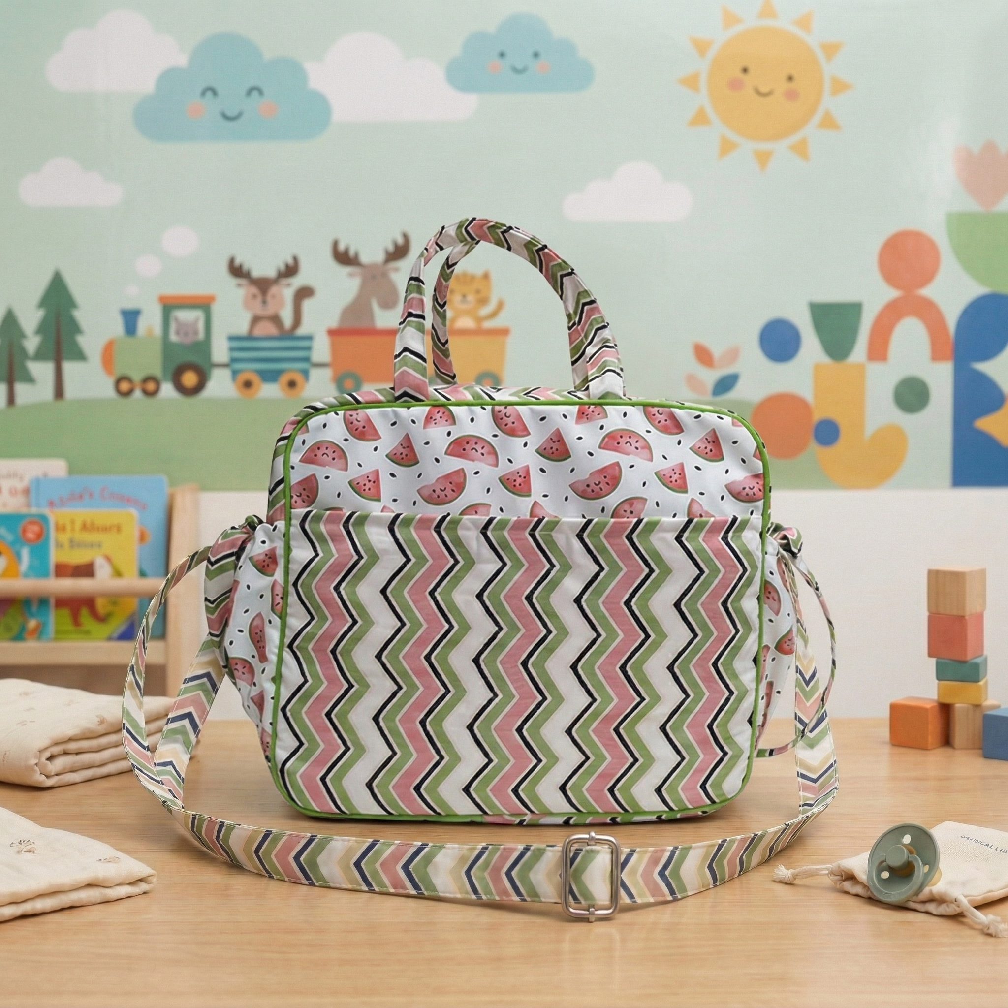 WATERMELON DREAM PRINT Baby Diaper Bag