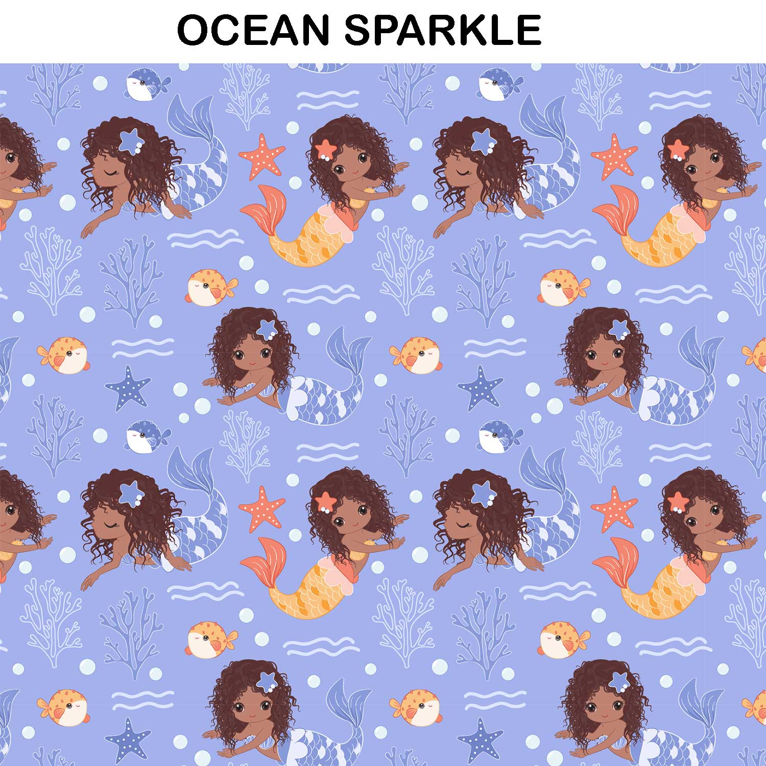 MERMAID PRINT MACBOOK & A4 FOLDER SLEEVE CUSTOMISER